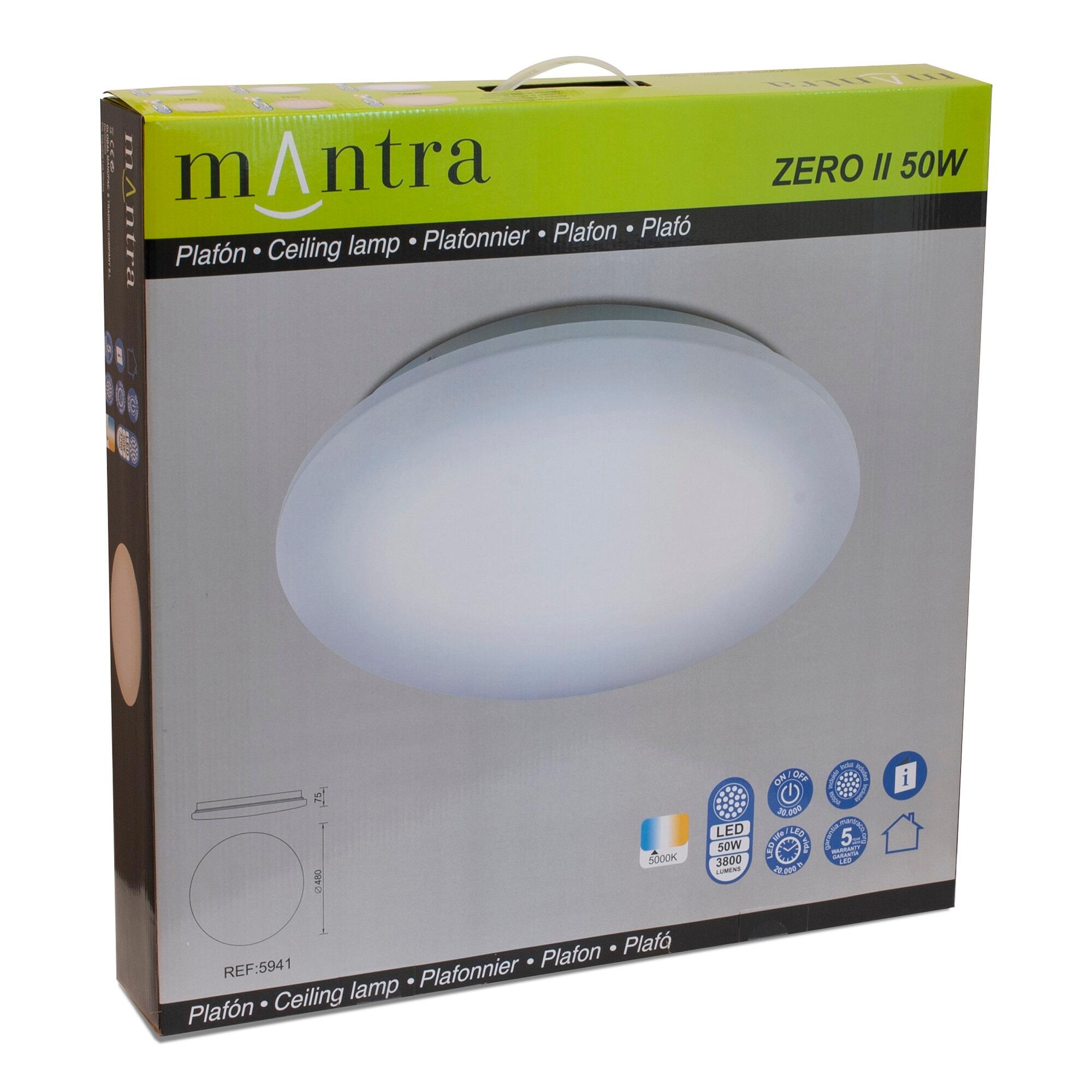 Plafón LED Zero 48W 3800lm blanco frío Ø49.5 cm - 6