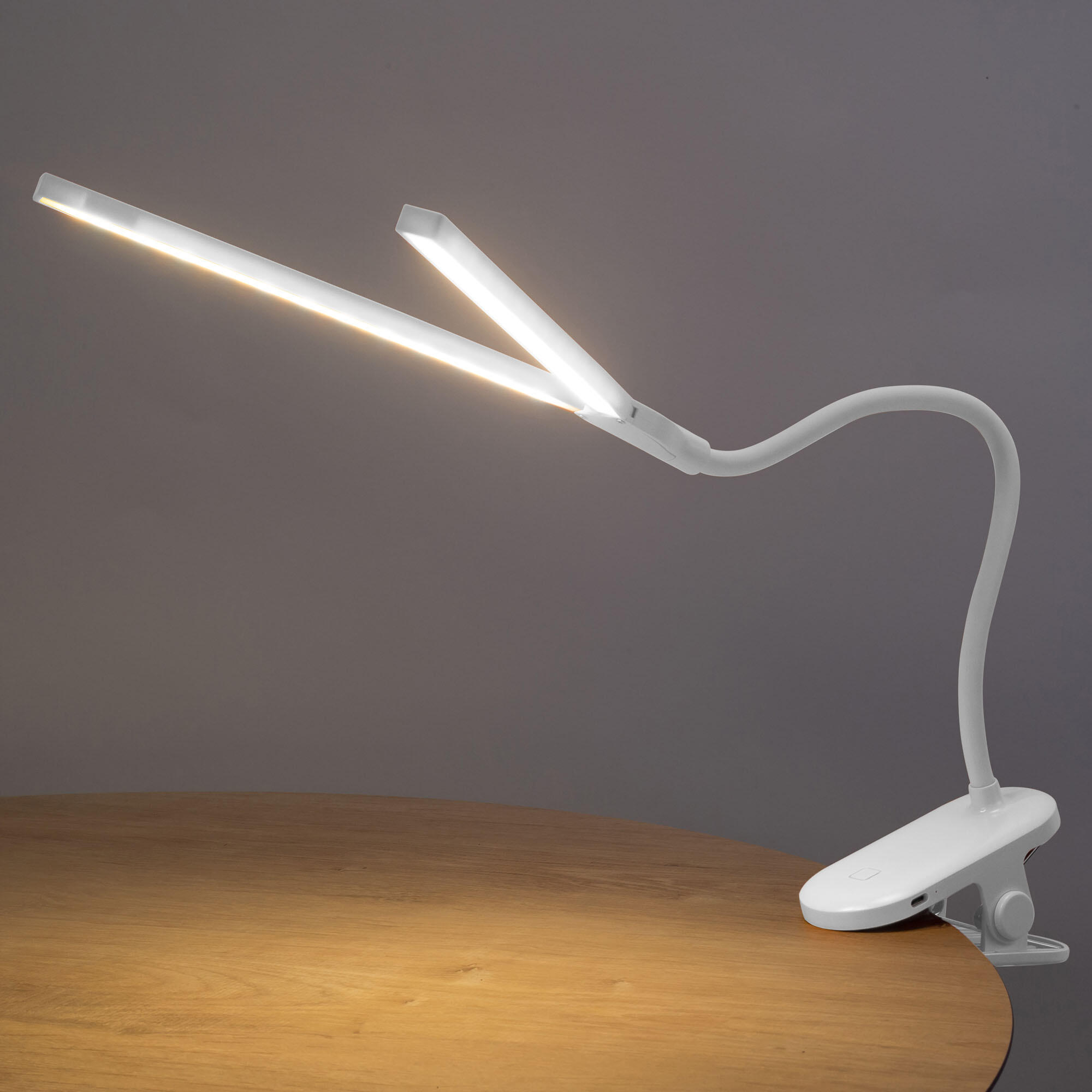 Flexo para escritorio sin cable táctil LED con control de la intensidad de la luz Joy FORLIGHT con estructura blanca CCT 3000K-6000K - 8