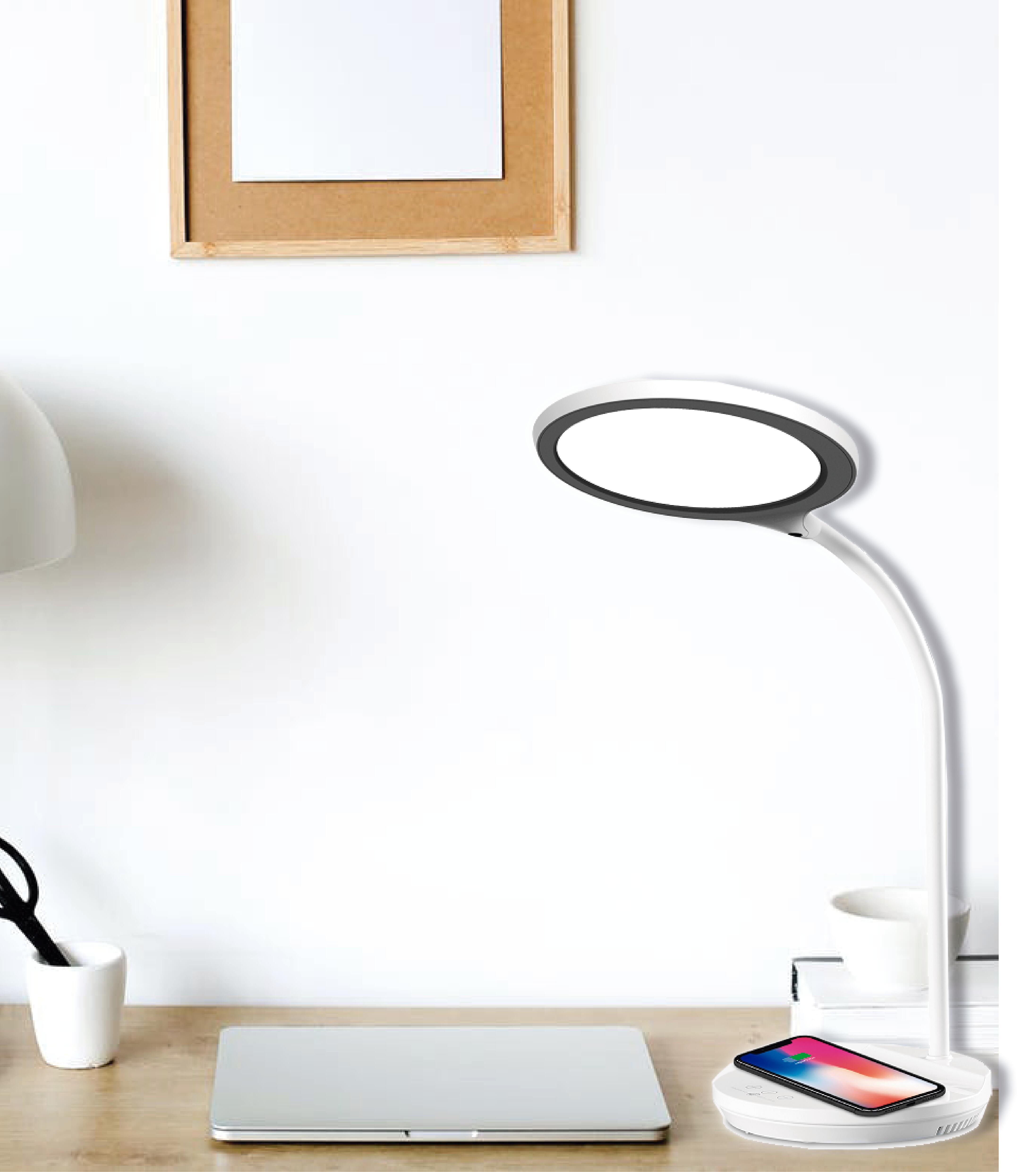 Flexo para escritorio táctil led holmes romluxe cct 2700k-6500k alimentación a red