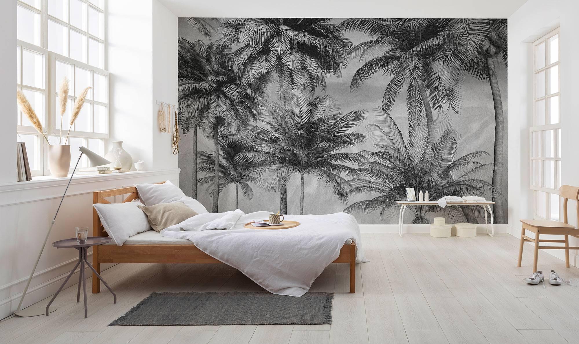 Mural TNT liso  Naturaleza Coco de Paradise gris 350 x 250 cm KOMAR - 2