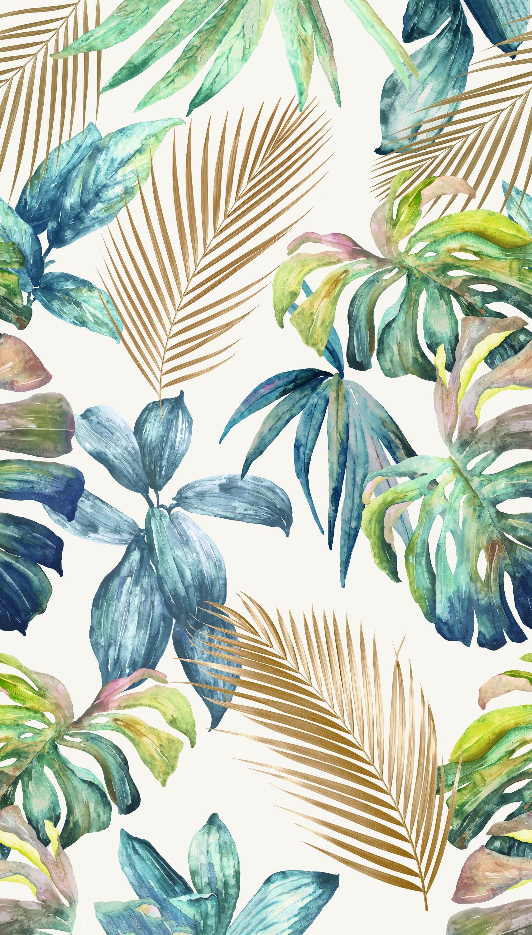 Fotomurale SAINT HONORE Foglie Amazzonia, Multicolore 159X280 cm - 3