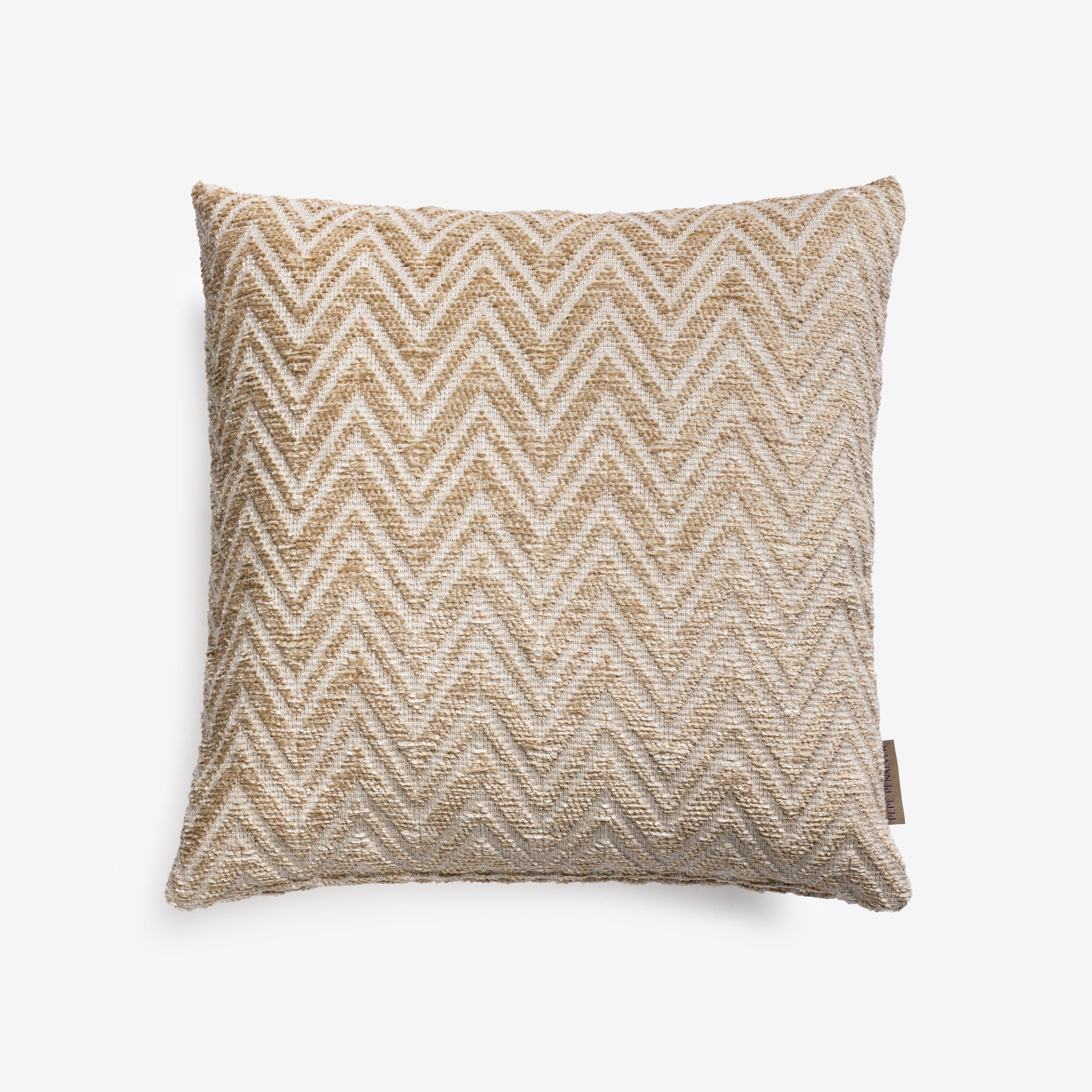 Cojín decorativo doramas acrílico beige 45x45cm