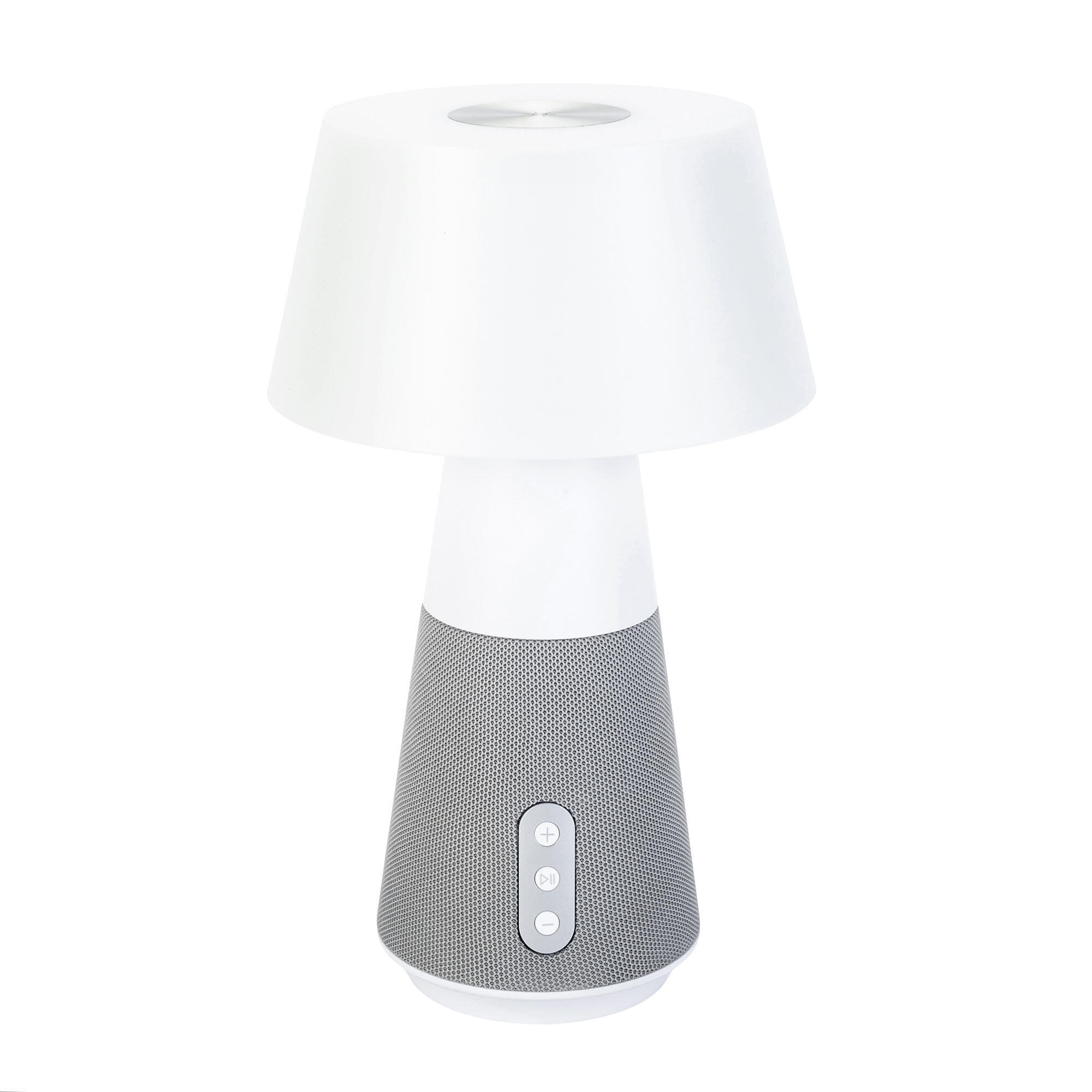 Lámpara de mesa led george 3,6w 2en1 iluminación y altavoz