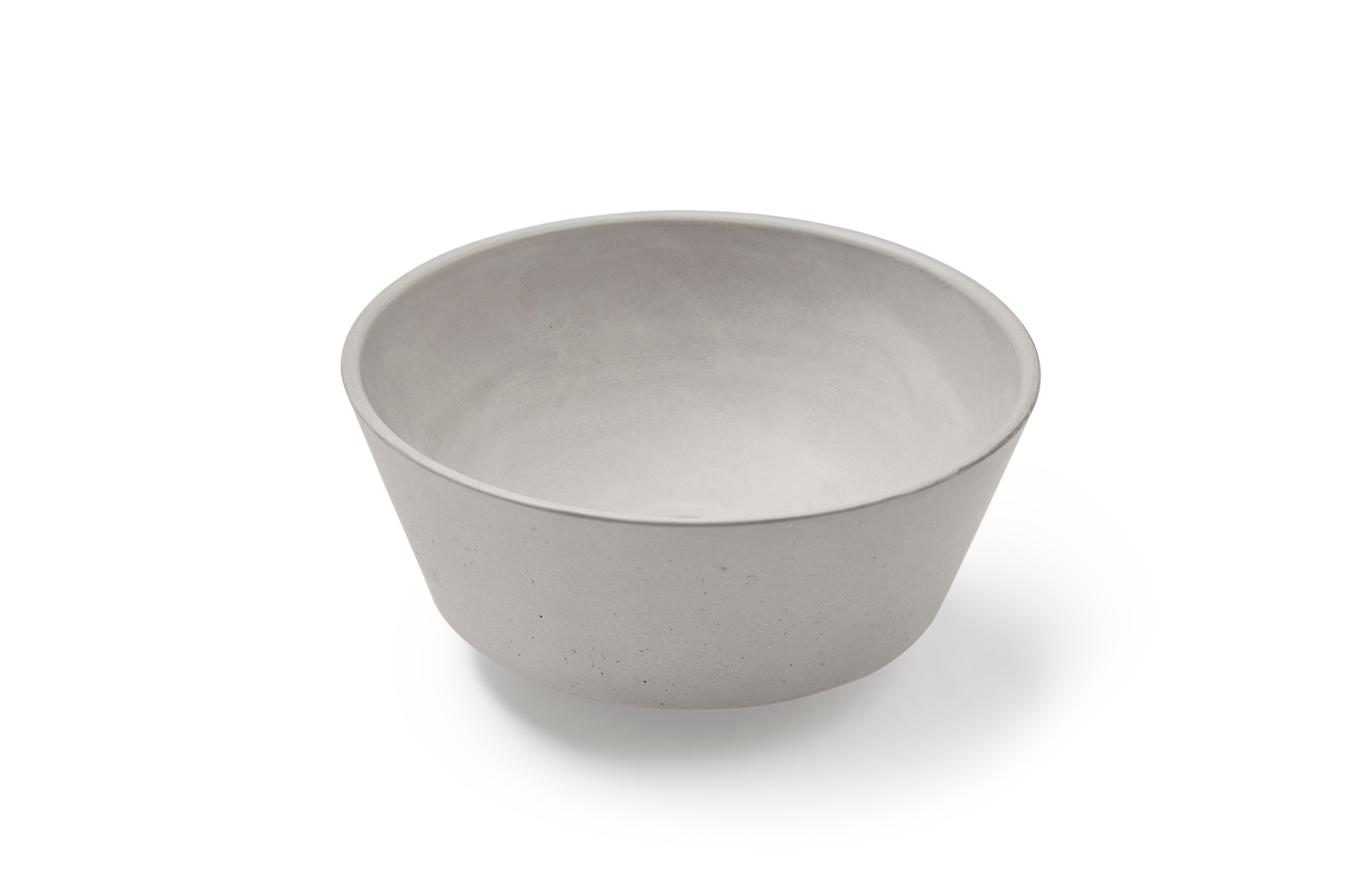 Lavabo de sobreponer cemento gris / plata 40x15x40 cm