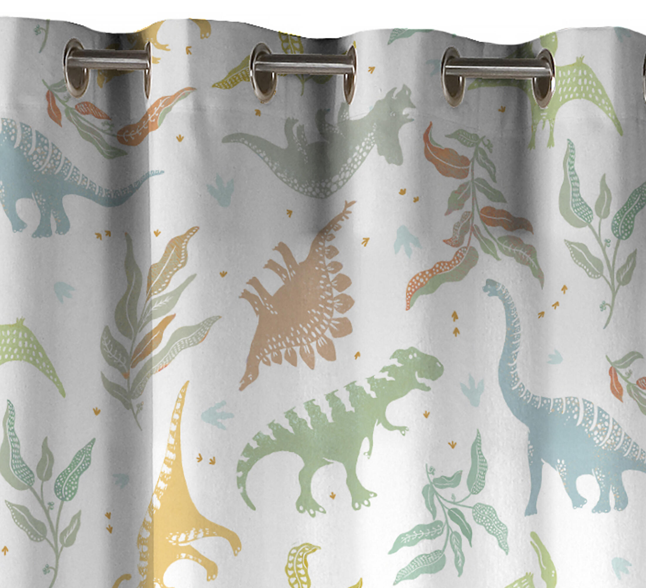 Visillo ollaos messydinos algodón inspire blanco de 140x270cm