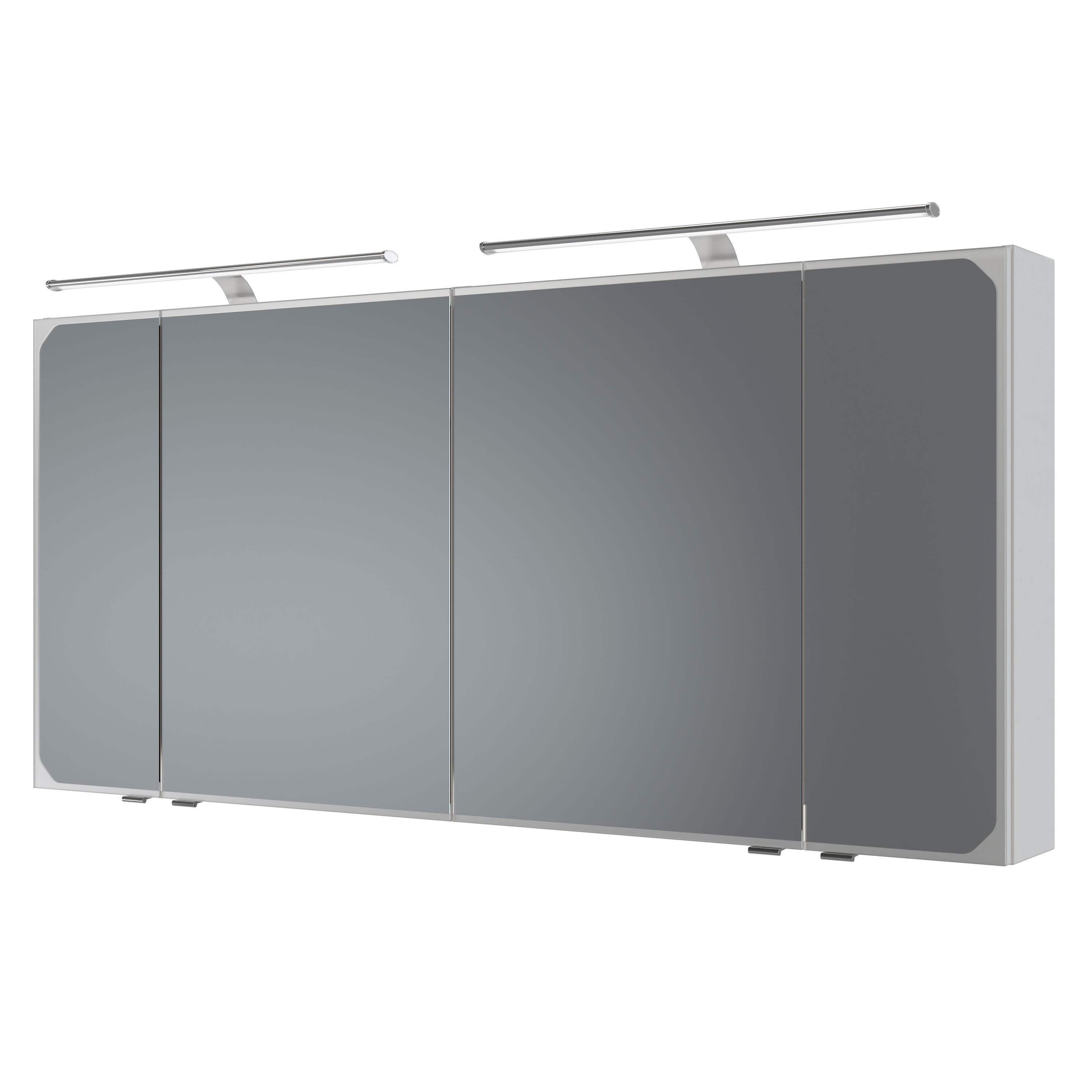 Armario de baño con luz balto blanco 150x70x17 cm