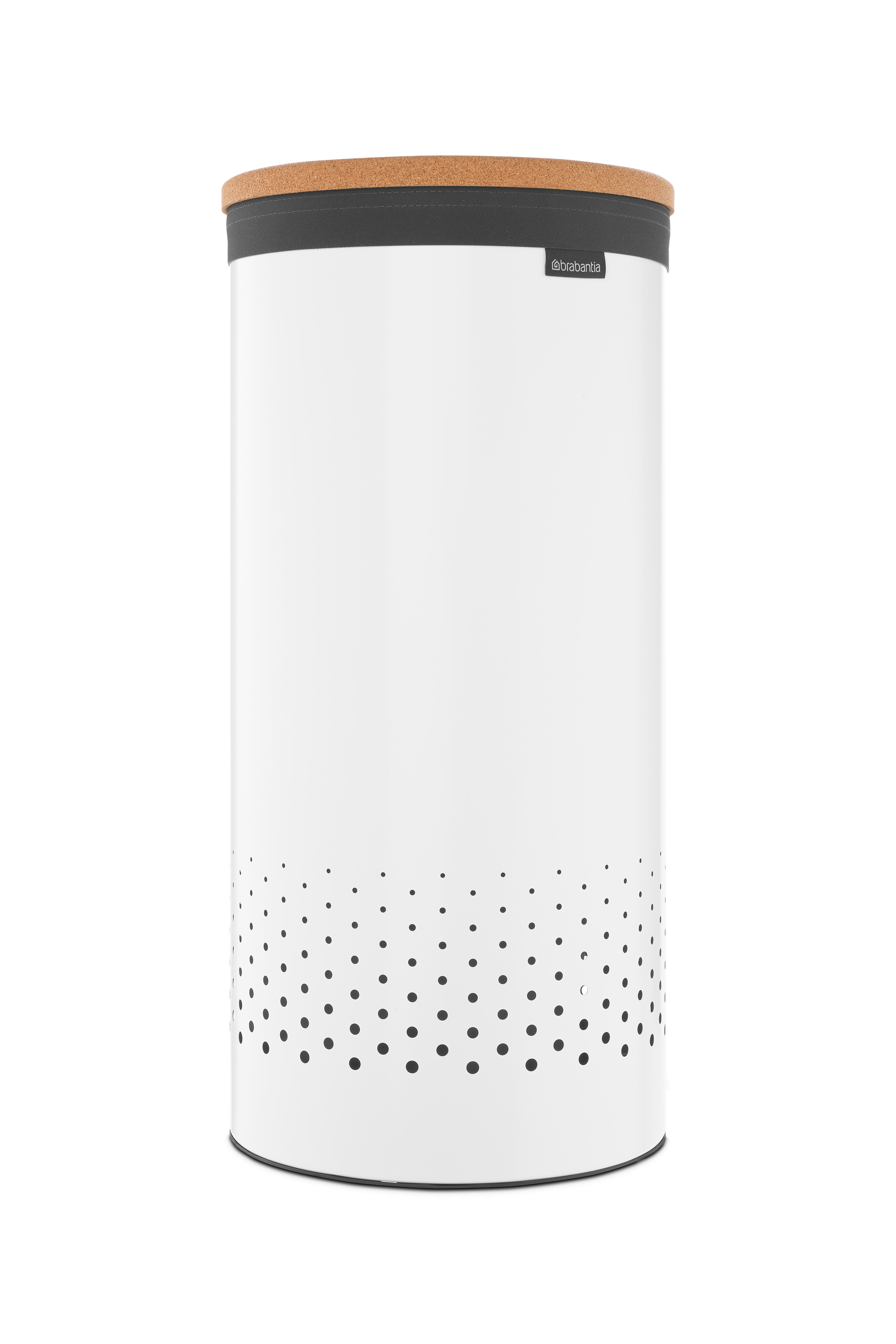 Cesto para roupa com tampa branco 35 L Brabantia - 10