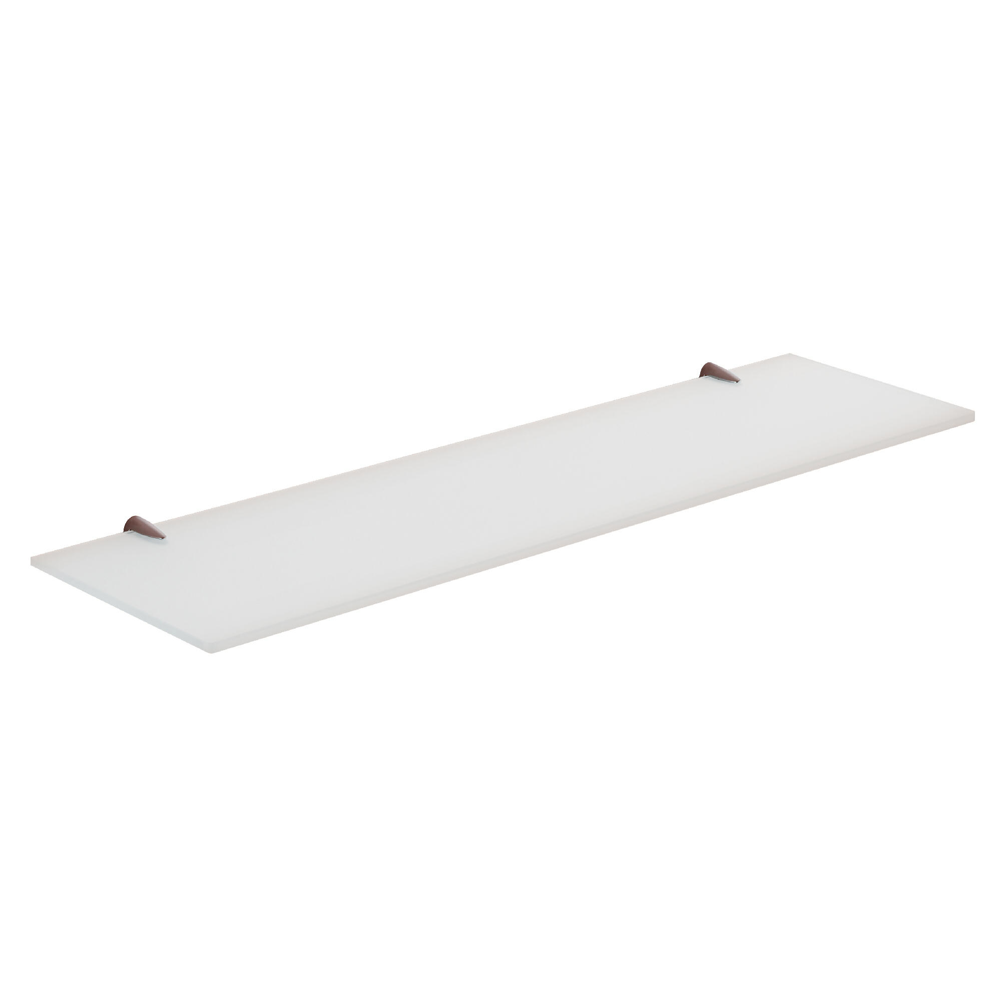 Estante para el baño de cristal transparente artemis 60x16.5x2cm