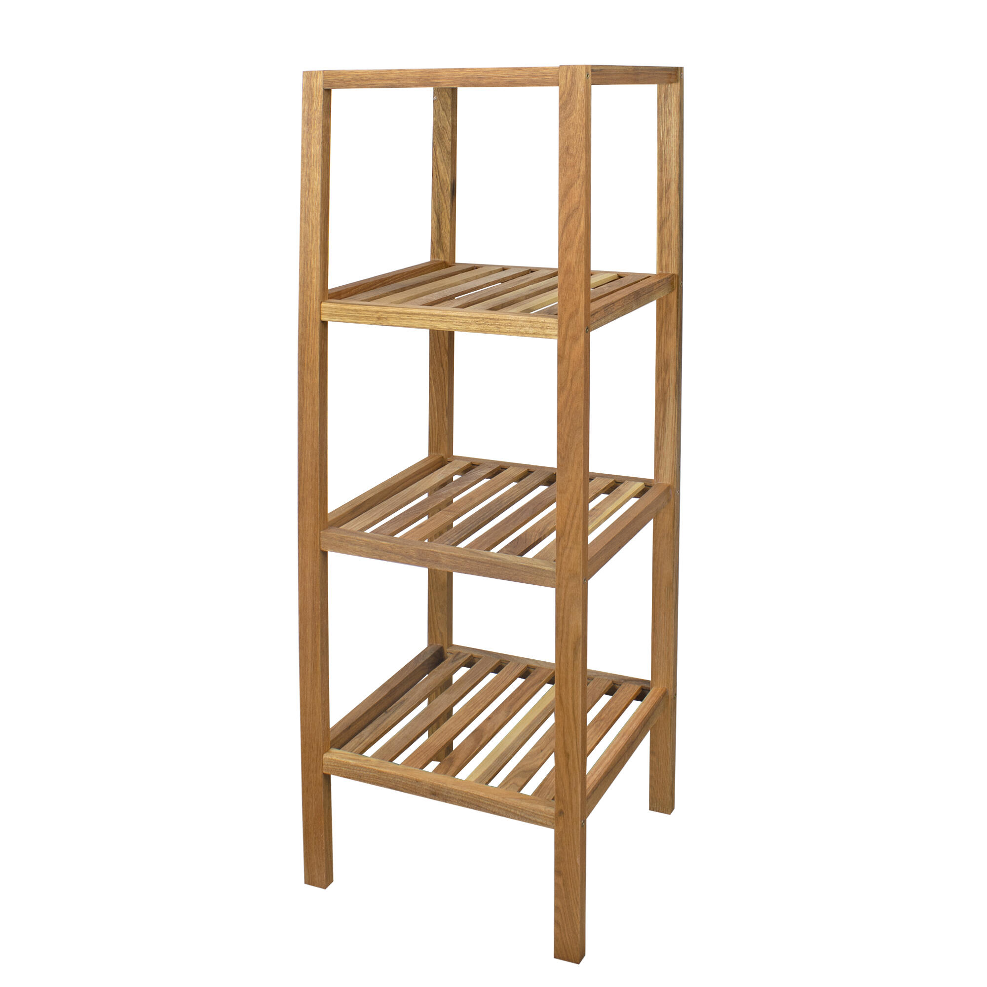 Estante para el baño de madera marrón element 33x37x110cm