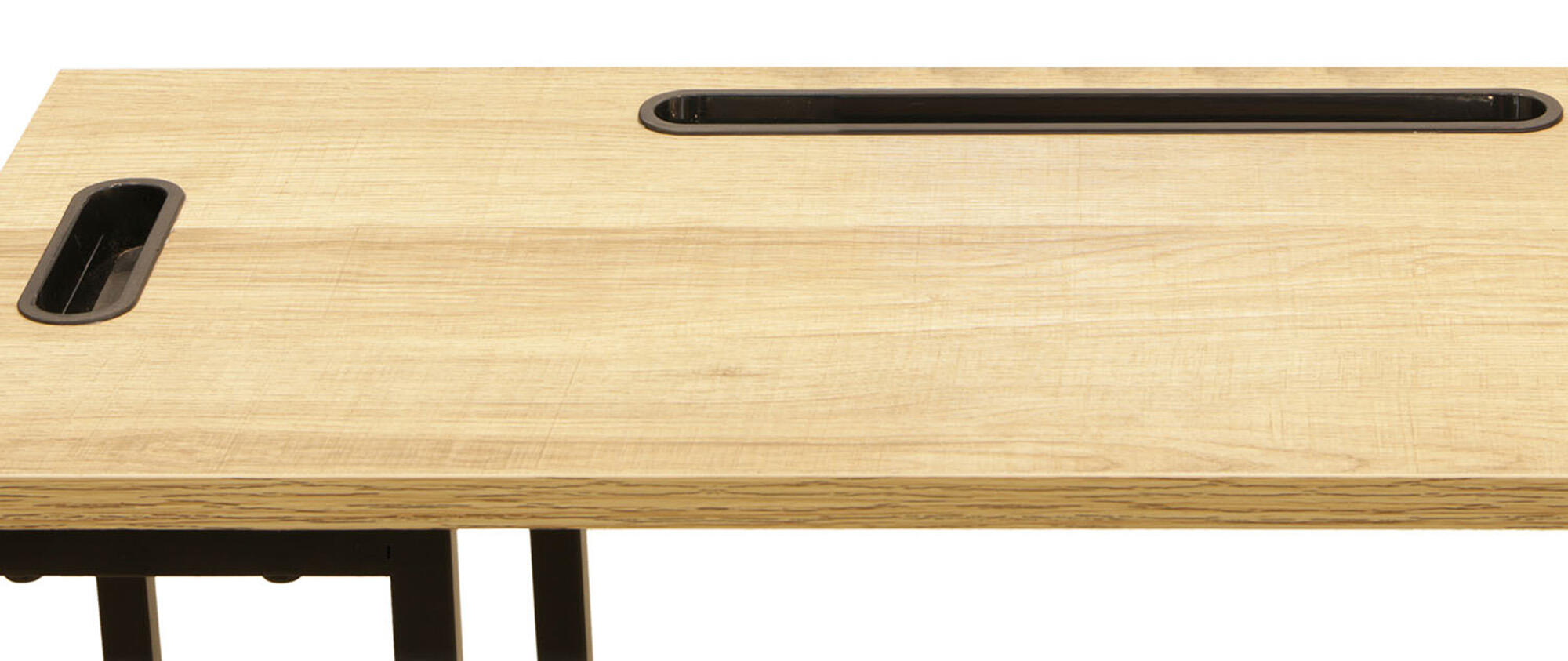 Mesa auxiliar preto 62,5x48x28 cm - 4