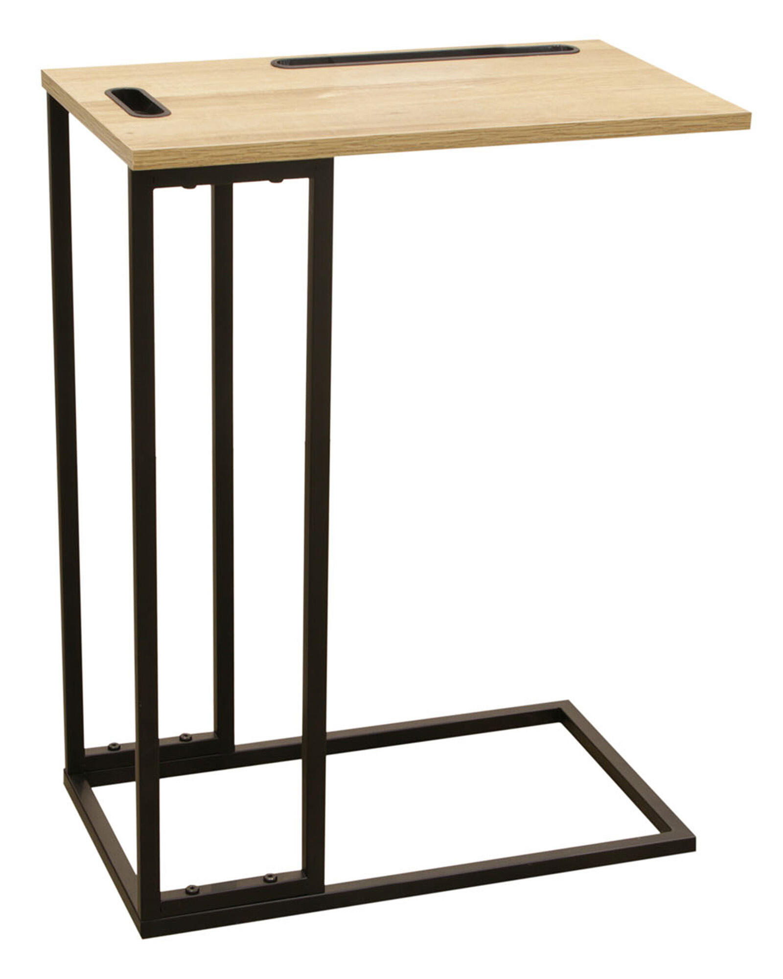 Mesa auxiliar preto 62,5x48x28 cm - 2