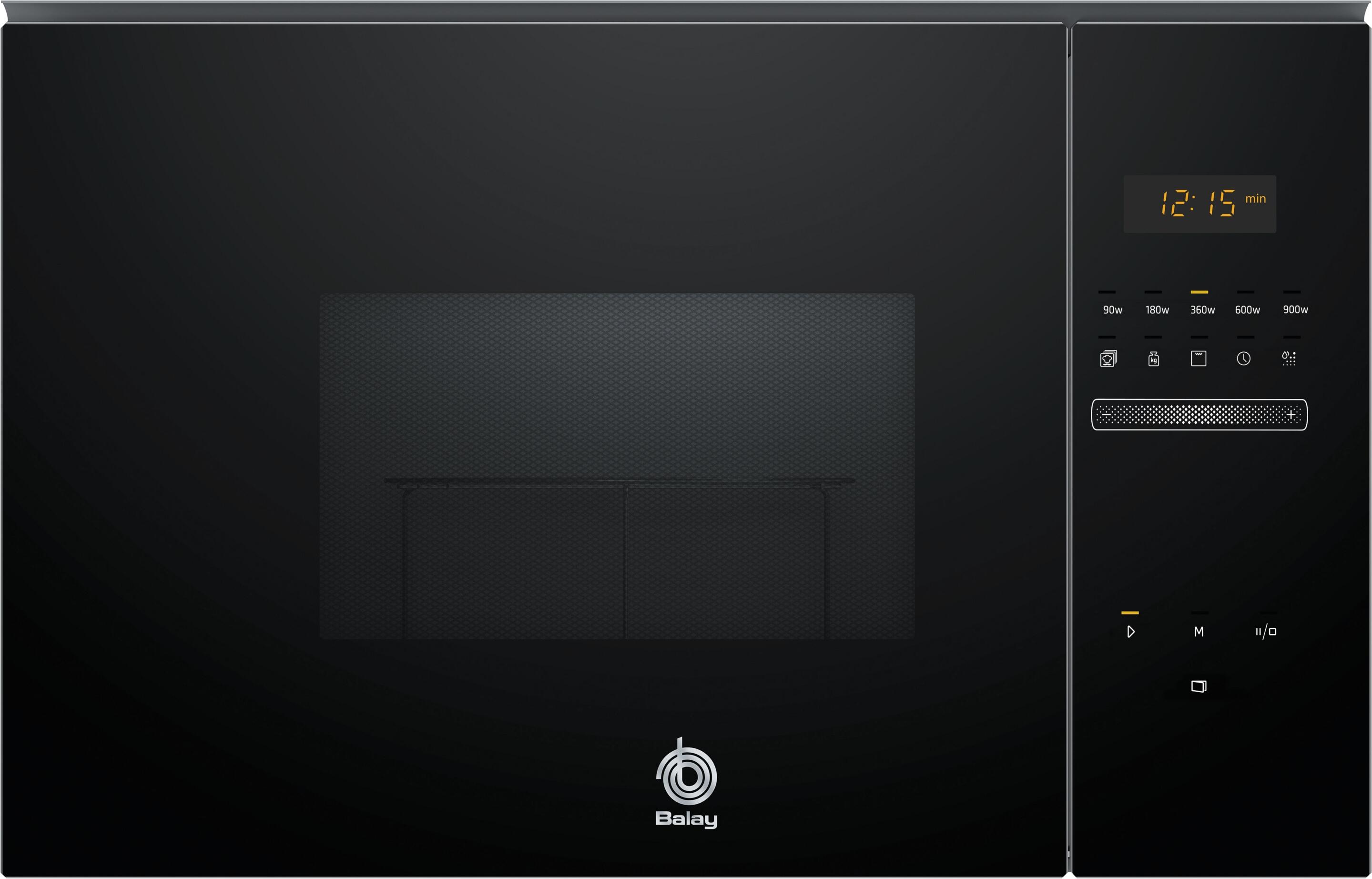 microondas con grill integrable balay 3cg5175n2 25l 900 w negro