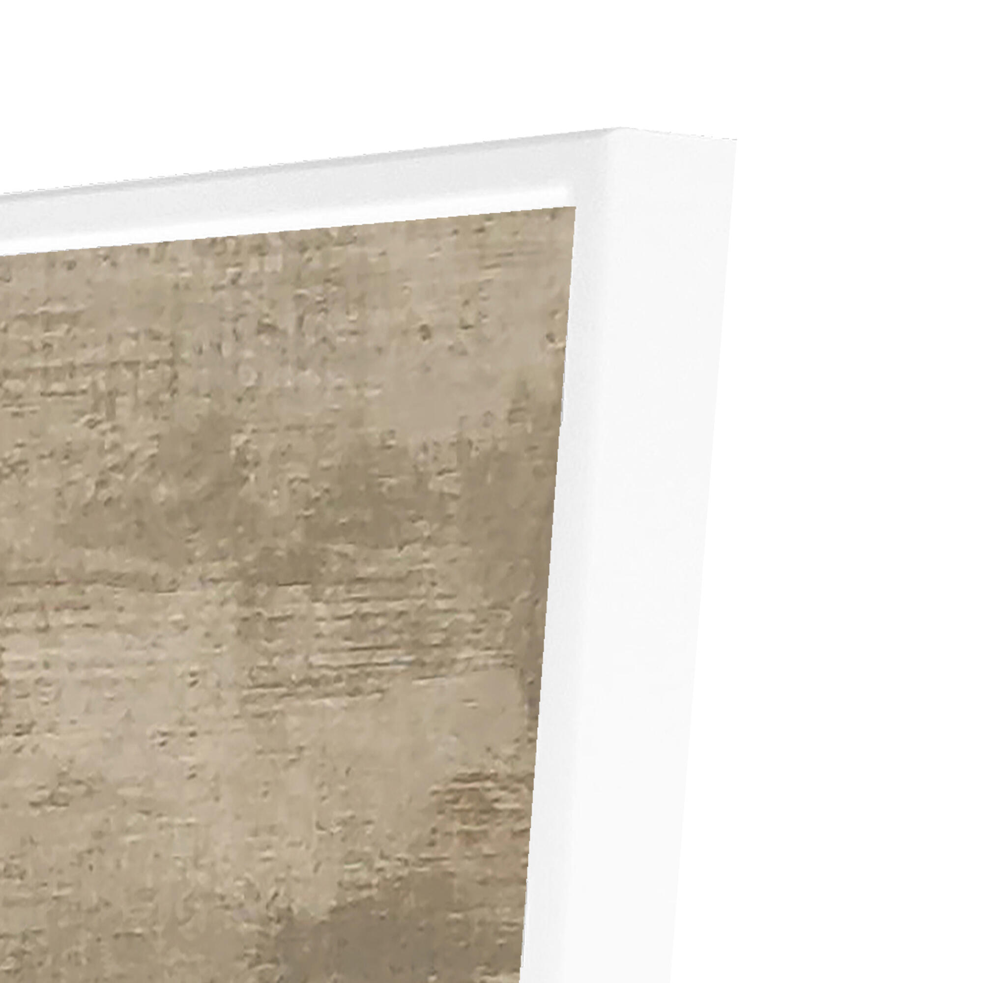 Cuadro pintura impresa enmarcada Urban city rectangular de 152 x 52 cm. MDF NY multicolor. Marco color Blanco - 5