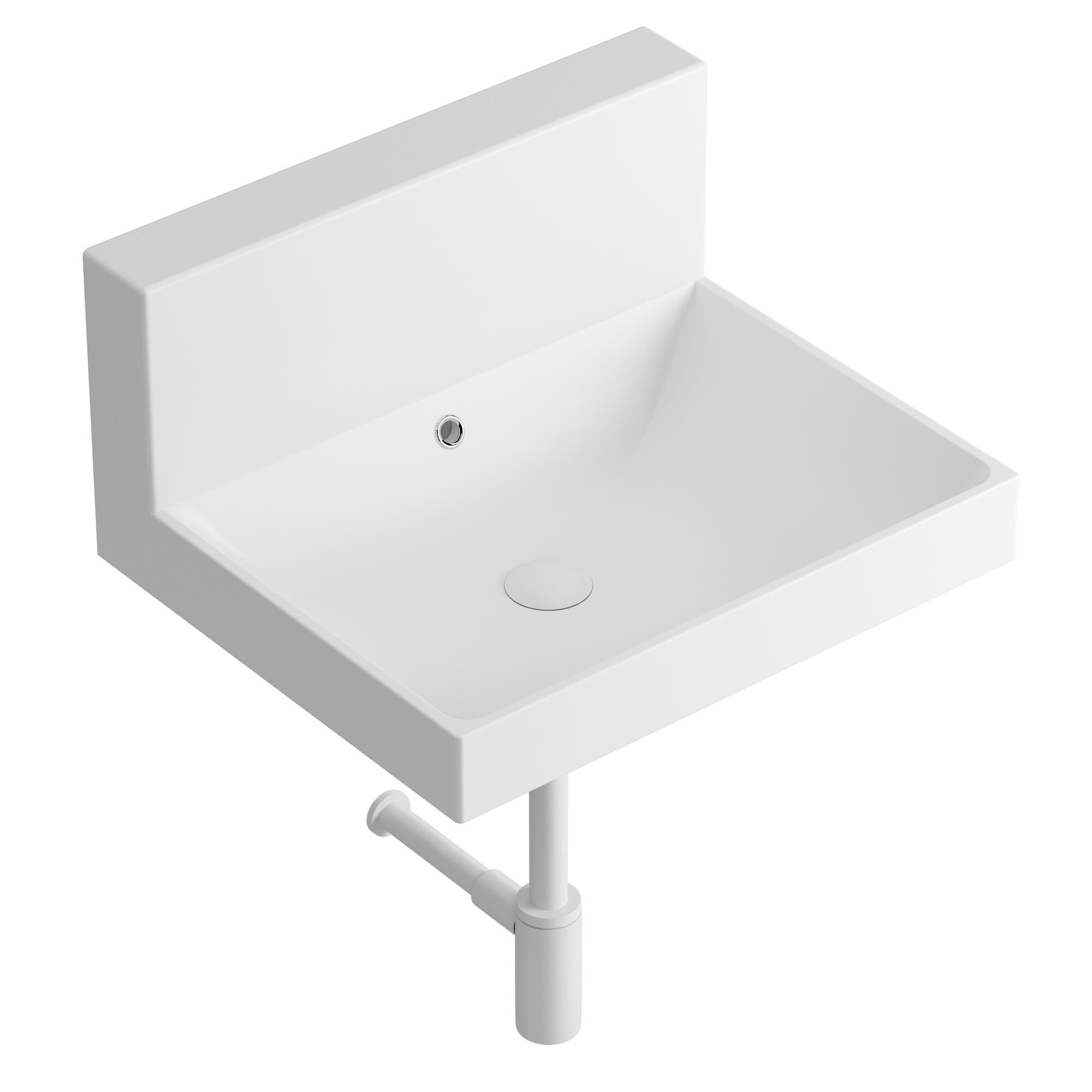 Lavabo encastrado tetrix blanco 50x31x41 cm