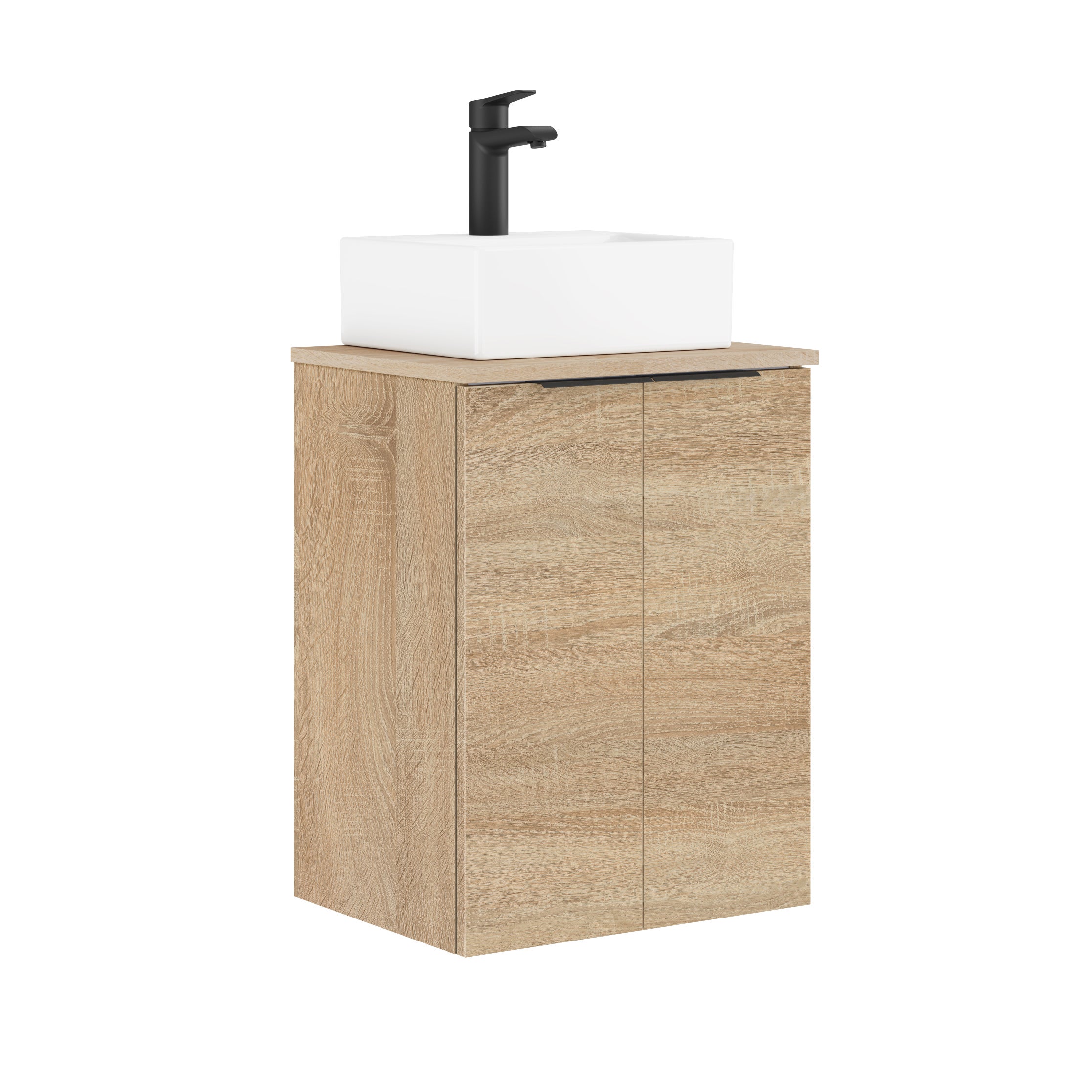 Mueble de baño con lavabo  Small olmo mate 45x35.1 cm - 2
