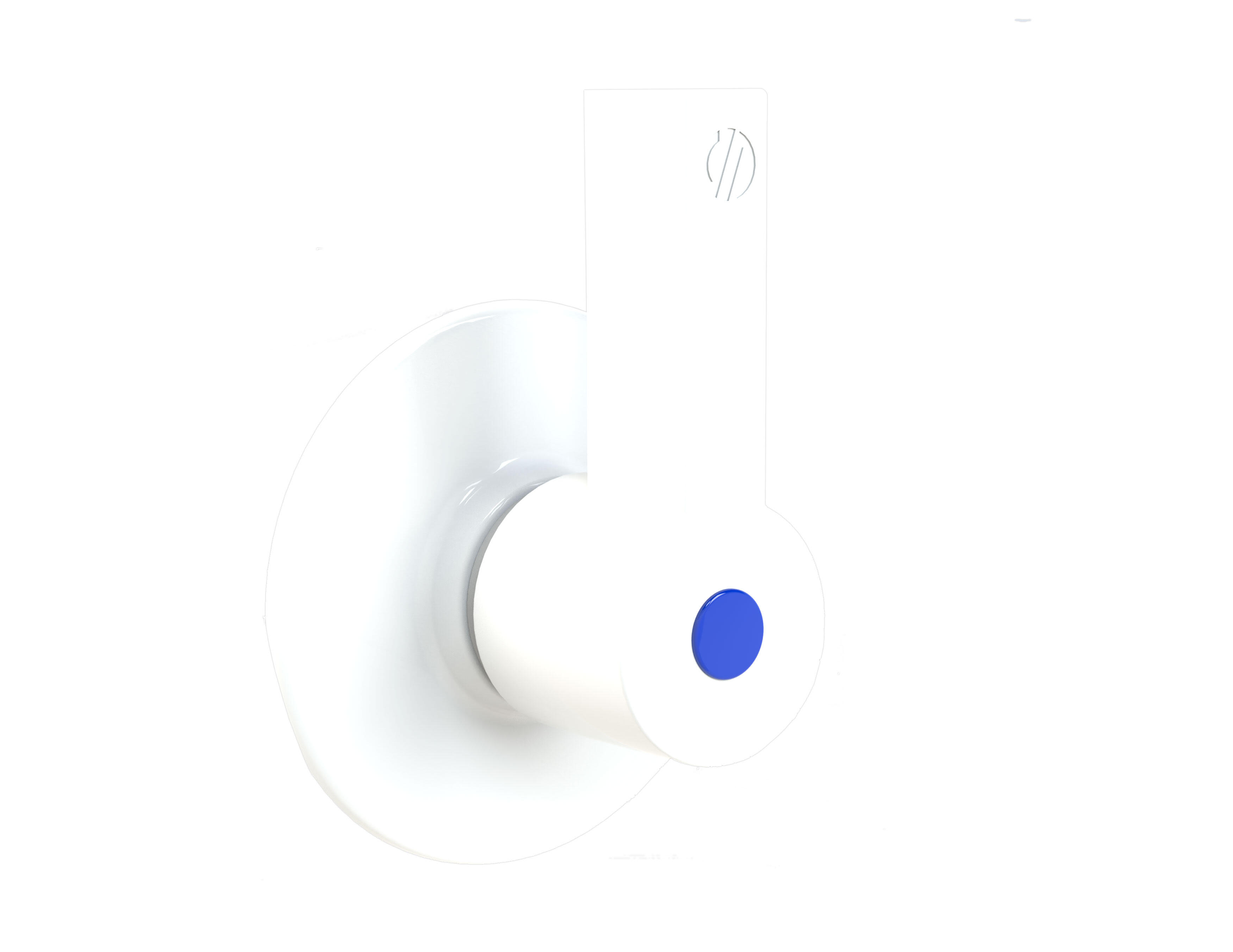 Mando palanca val empotrar blanco arco - 2