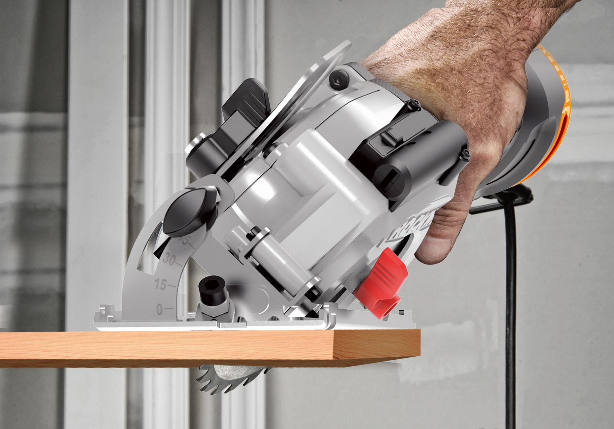 Mini serra circular 800 w Worx Worxsaw XL - 11