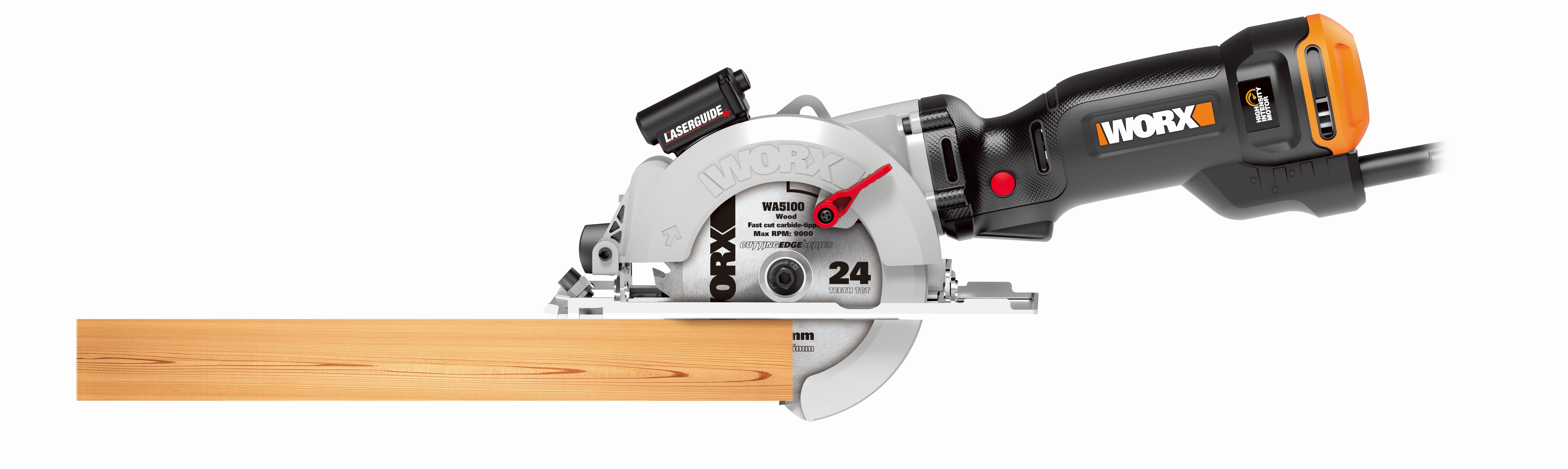 Mini serra circular 800 w Worx Worxsaw XL - 2