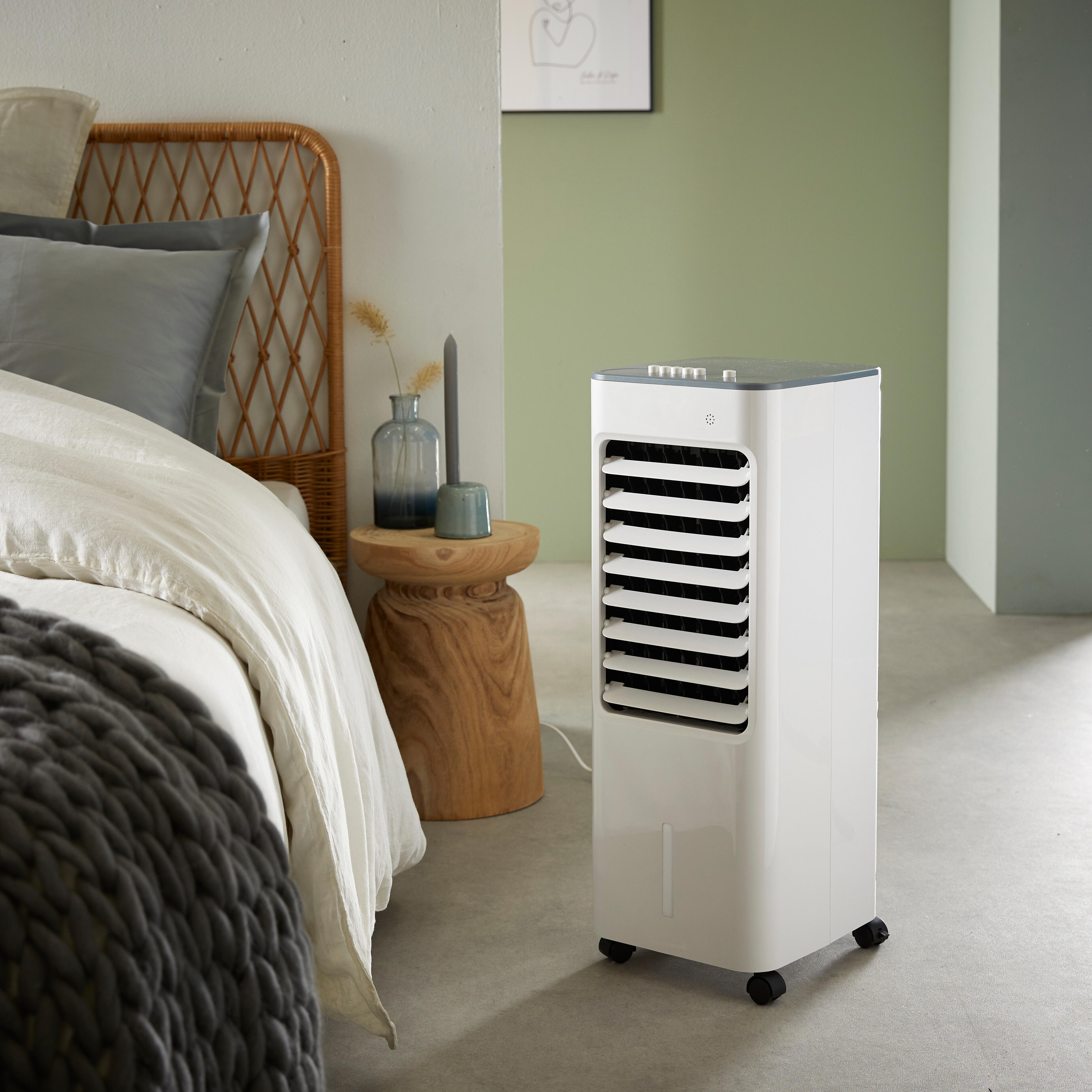 Ventilateur rafraichisseur d'air mobile EQUATION Block 50W - 2