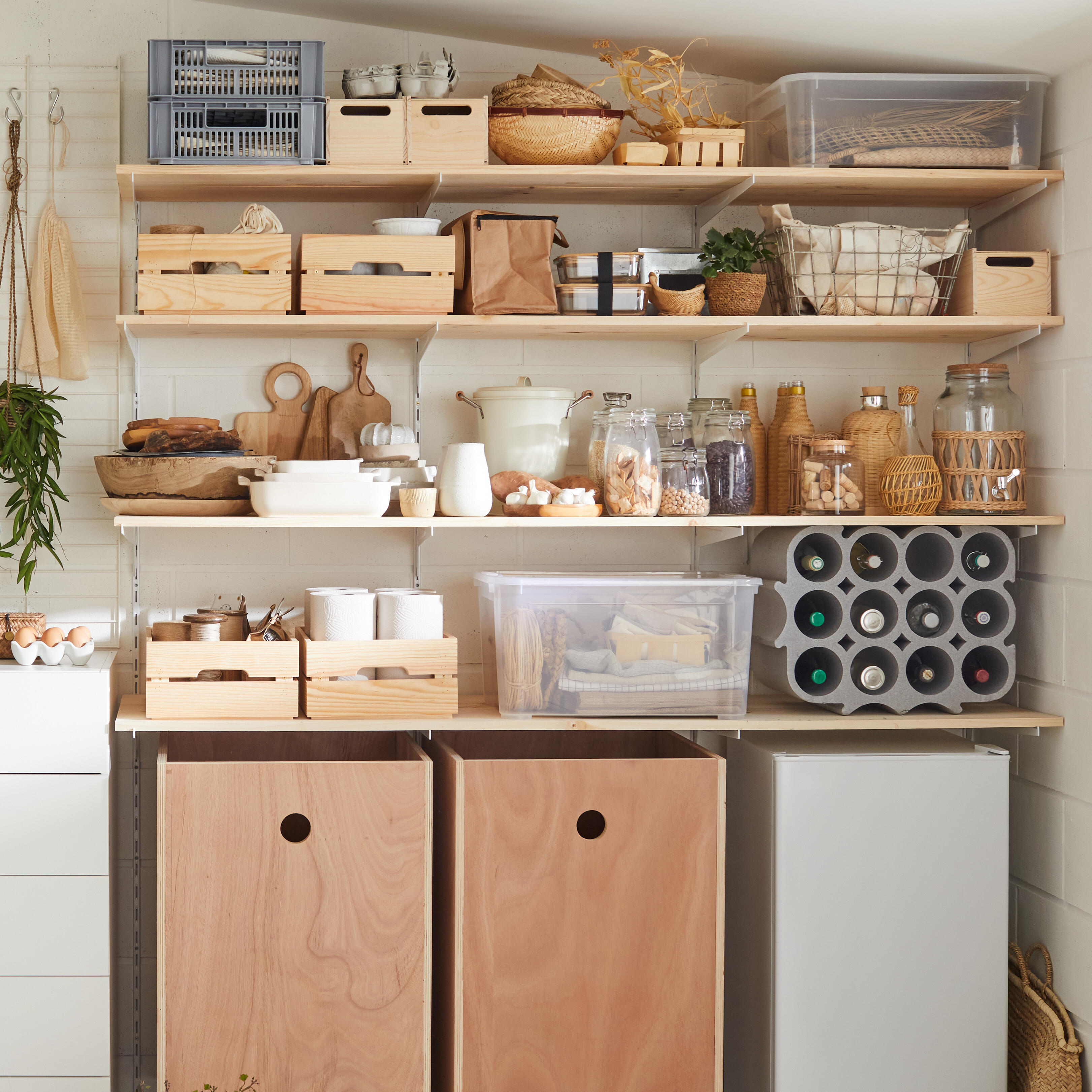 Lot de 4 crémaillères simples acier, H.200 cm entraxe 50 mm - 5