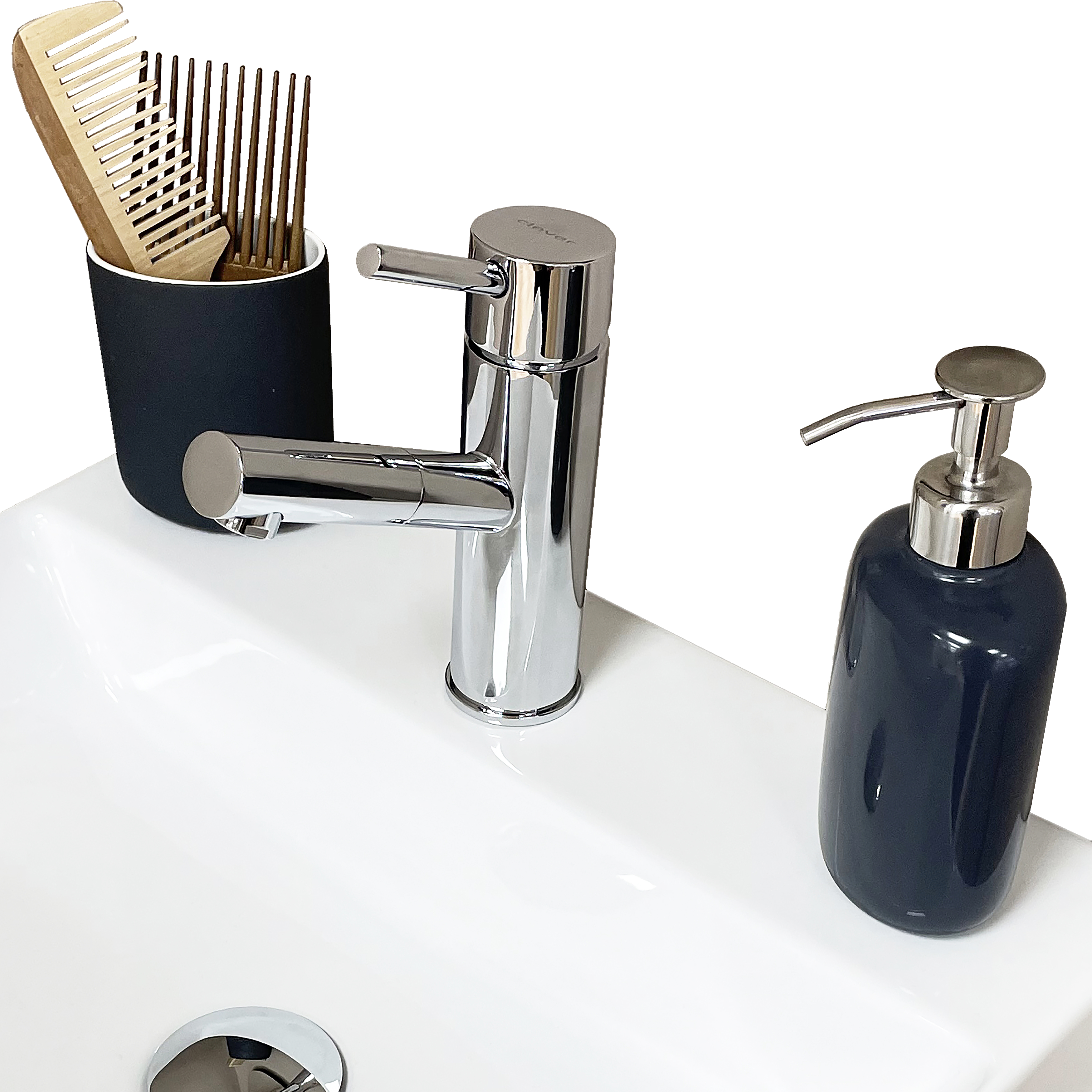 Móvel de casa de banho com lavatório 45x36x60 cm carvalho Espacio M - 14