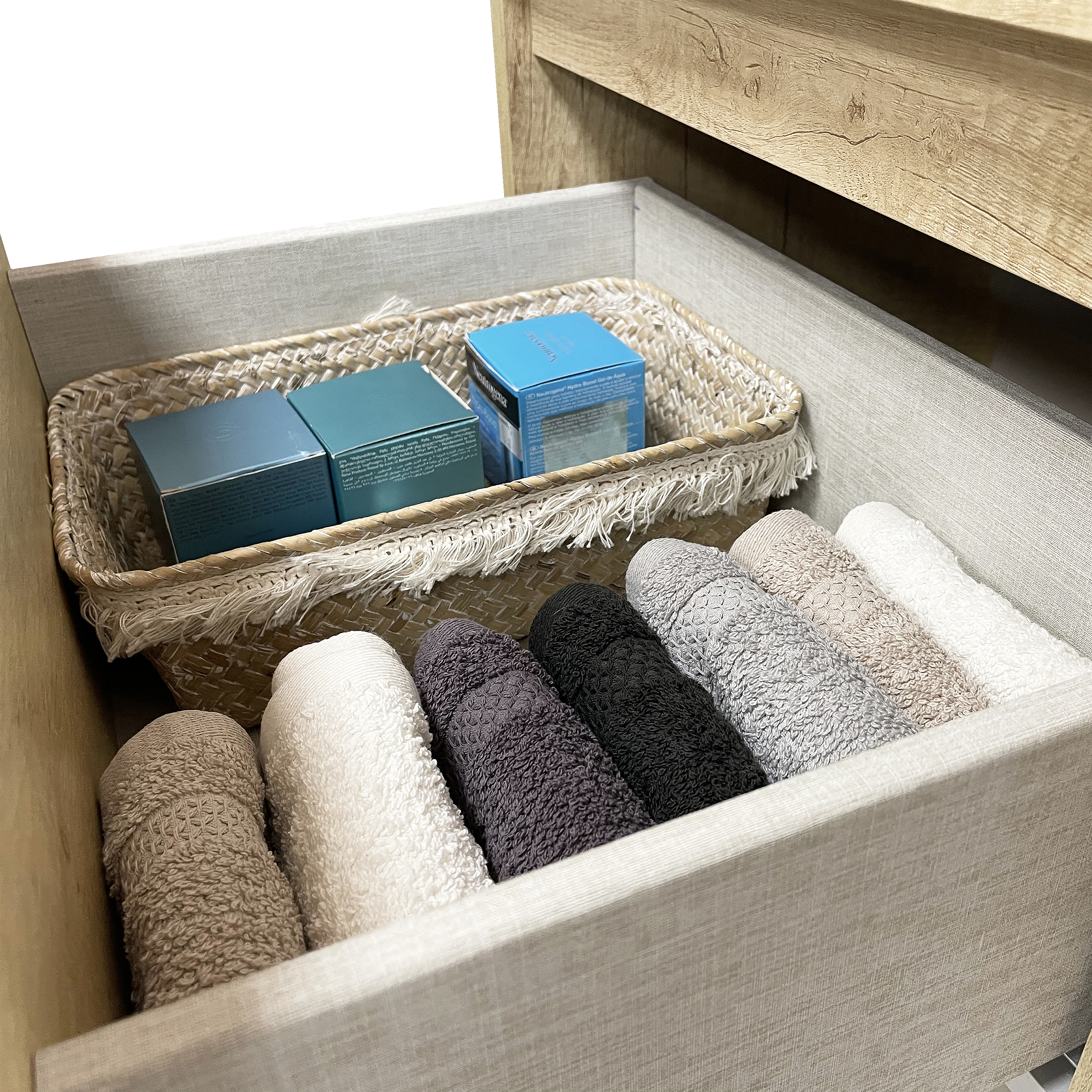 Móvel de casa de banho com lavatório 45x36x60 cm carvalho Espacio M - 16