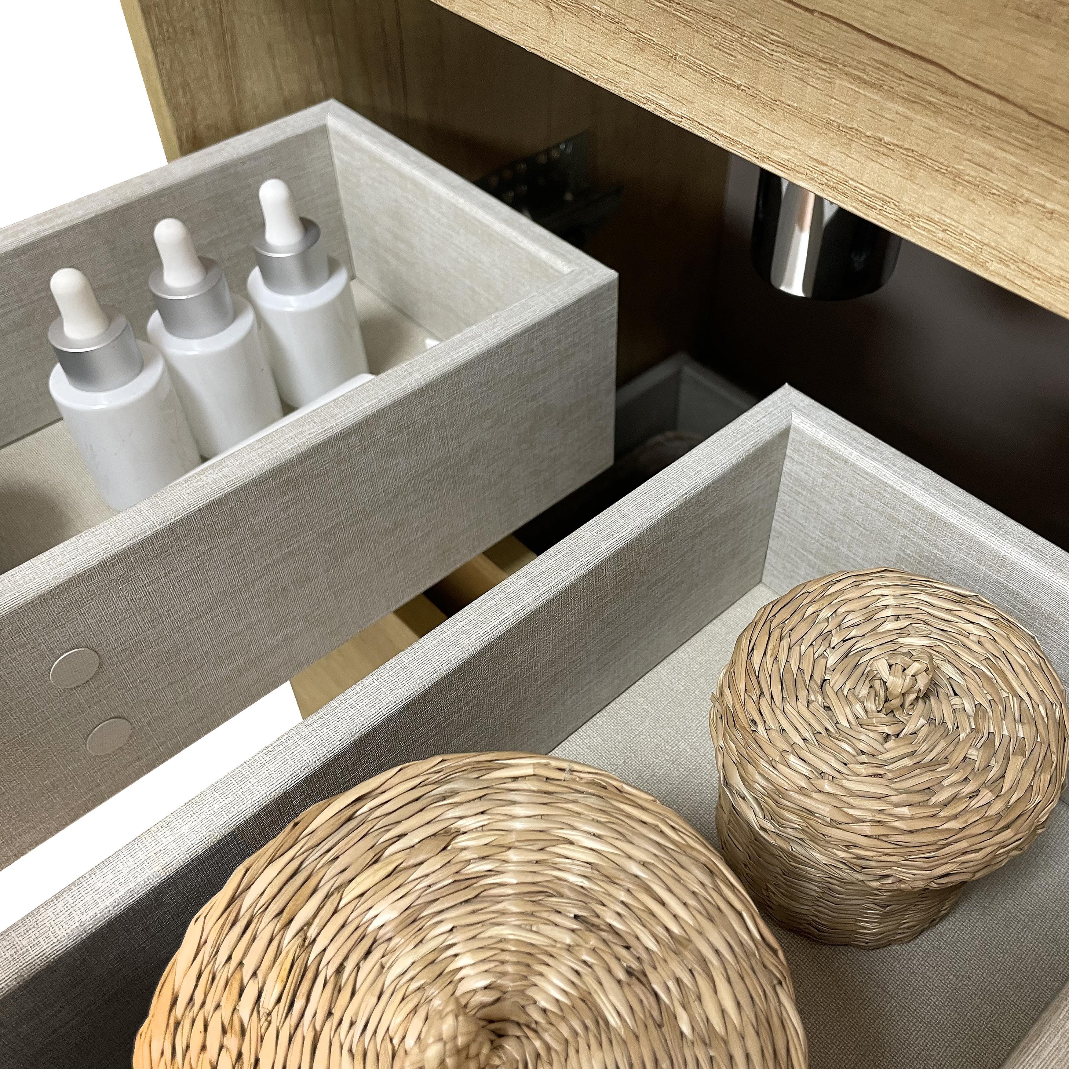 Móvel de casa de banho com lavatório 45x36x60 cm carvalho Espacio M - 17