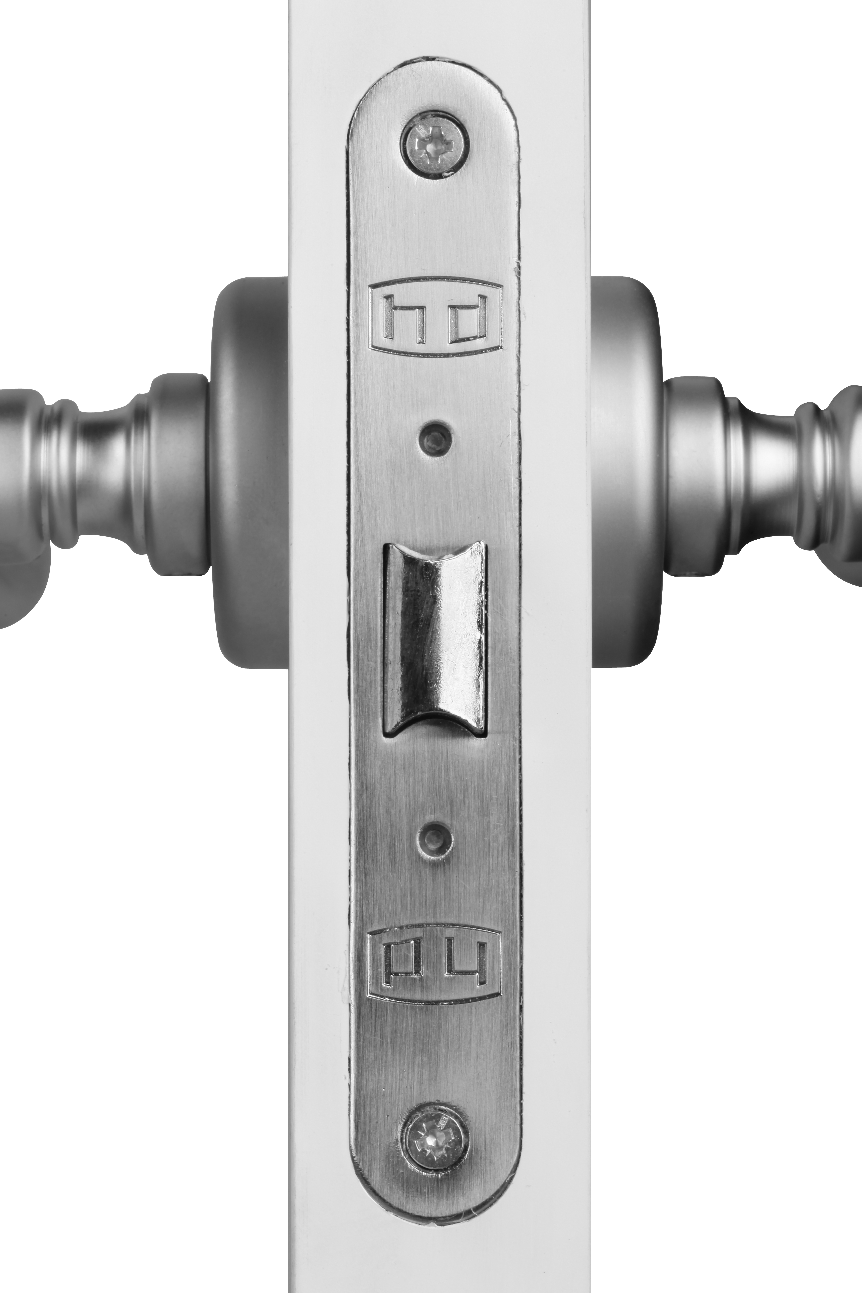 Puerta de interior abatible ciega maciza lacada Line Plus Lucerna blanco apertura derecha cerco de 11x3 anchura 92.5cm - 10