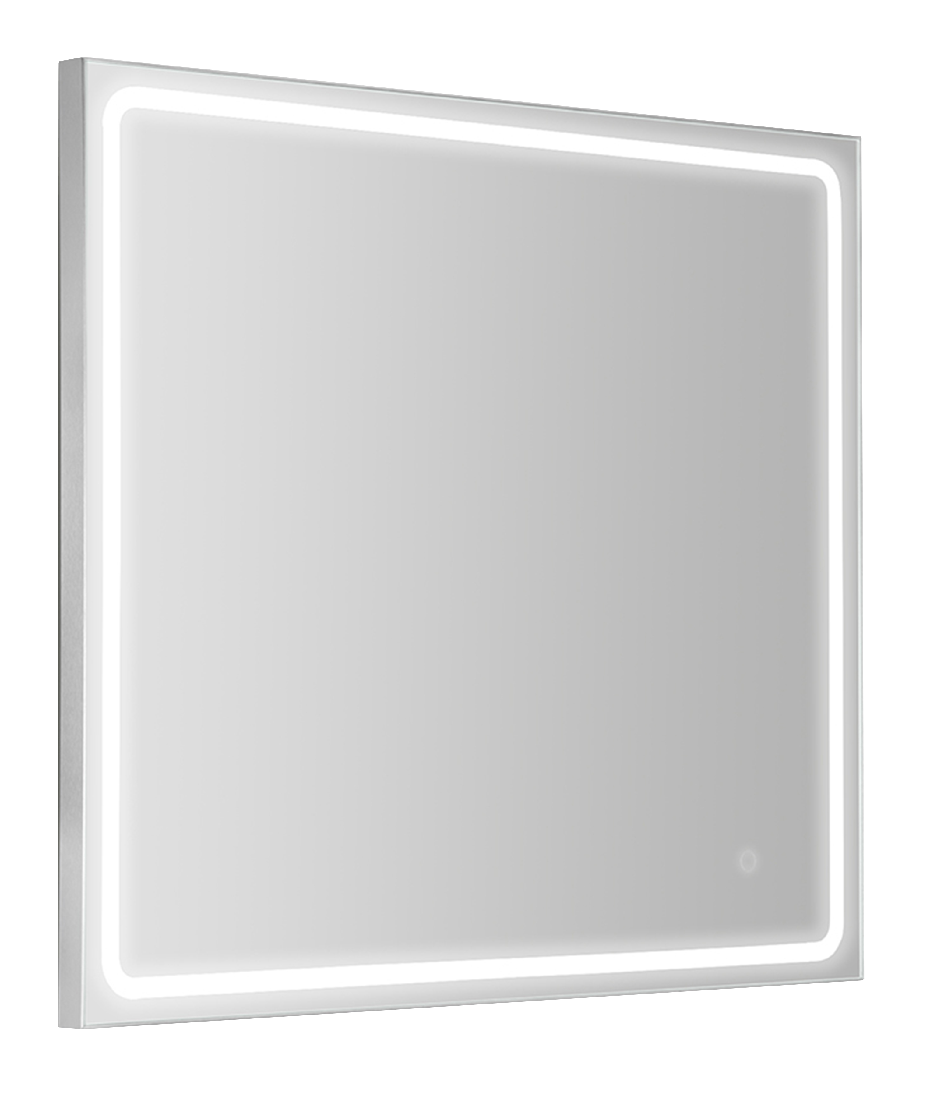 Espejo de baño con luz LED Mia cuadrado, táctil 80x80cm - 2
