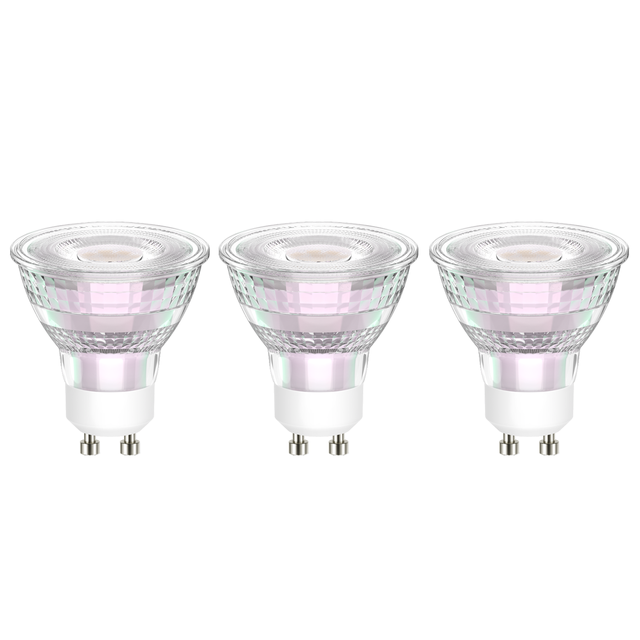 Pack 3 Lâmpadas led GU10 450 lm 4000K Lexman