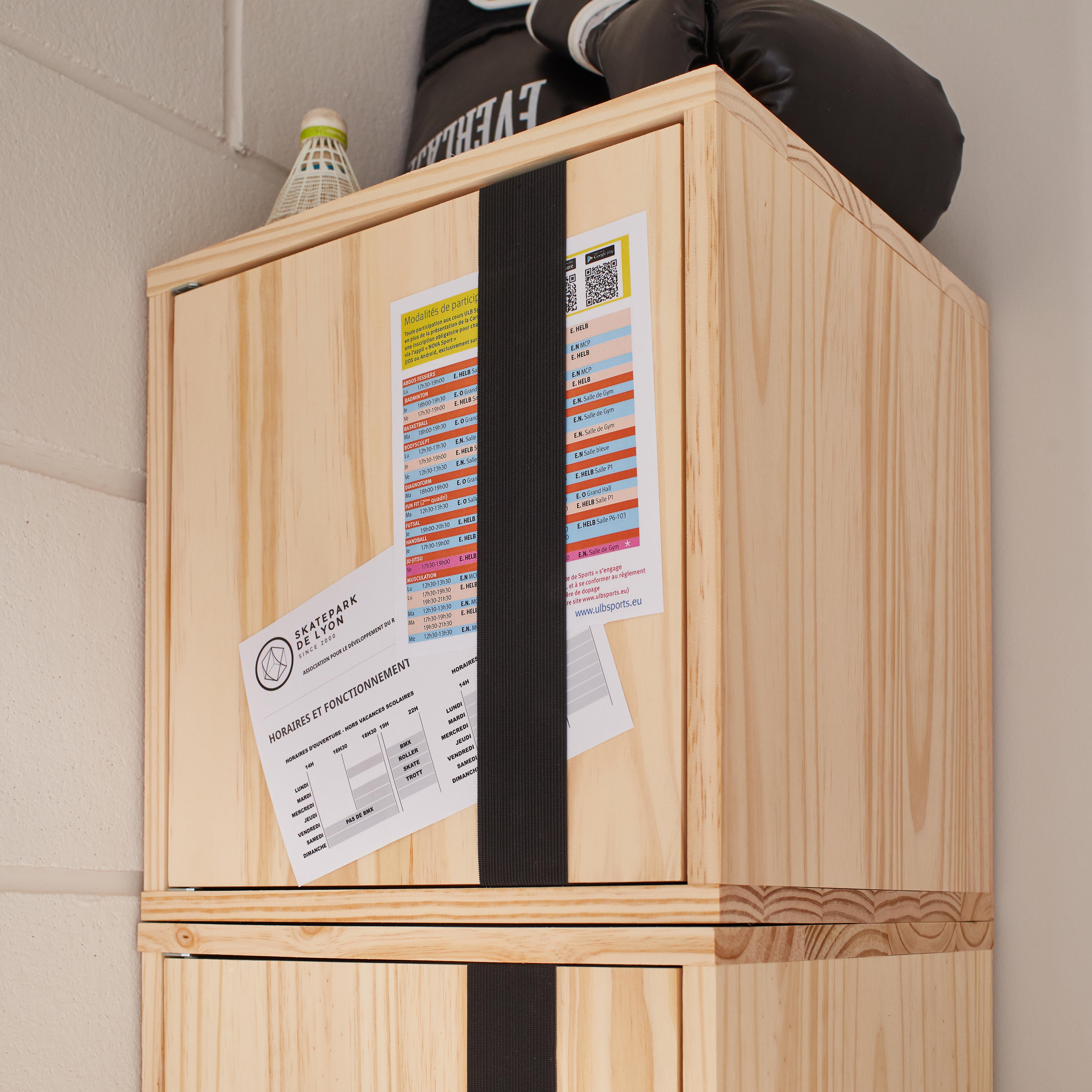 Mensola a muro 1 cubo Kub SPACEO quadrato in legno L 36 x P 31.7 cm beige - 9