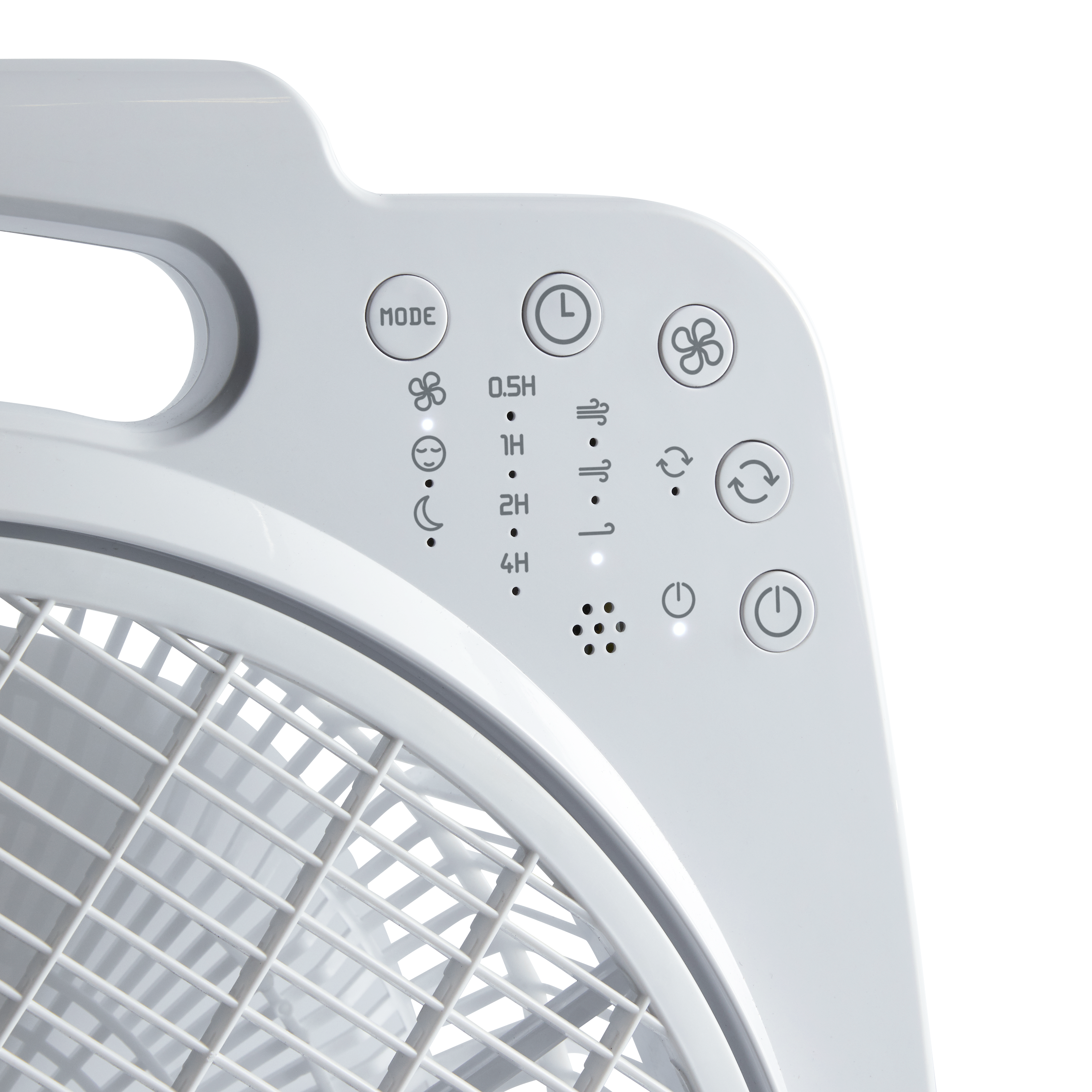 Ventoinha box fan Equation Sunburry 3 comando 3 velocidades 30cm 40W branco - 10