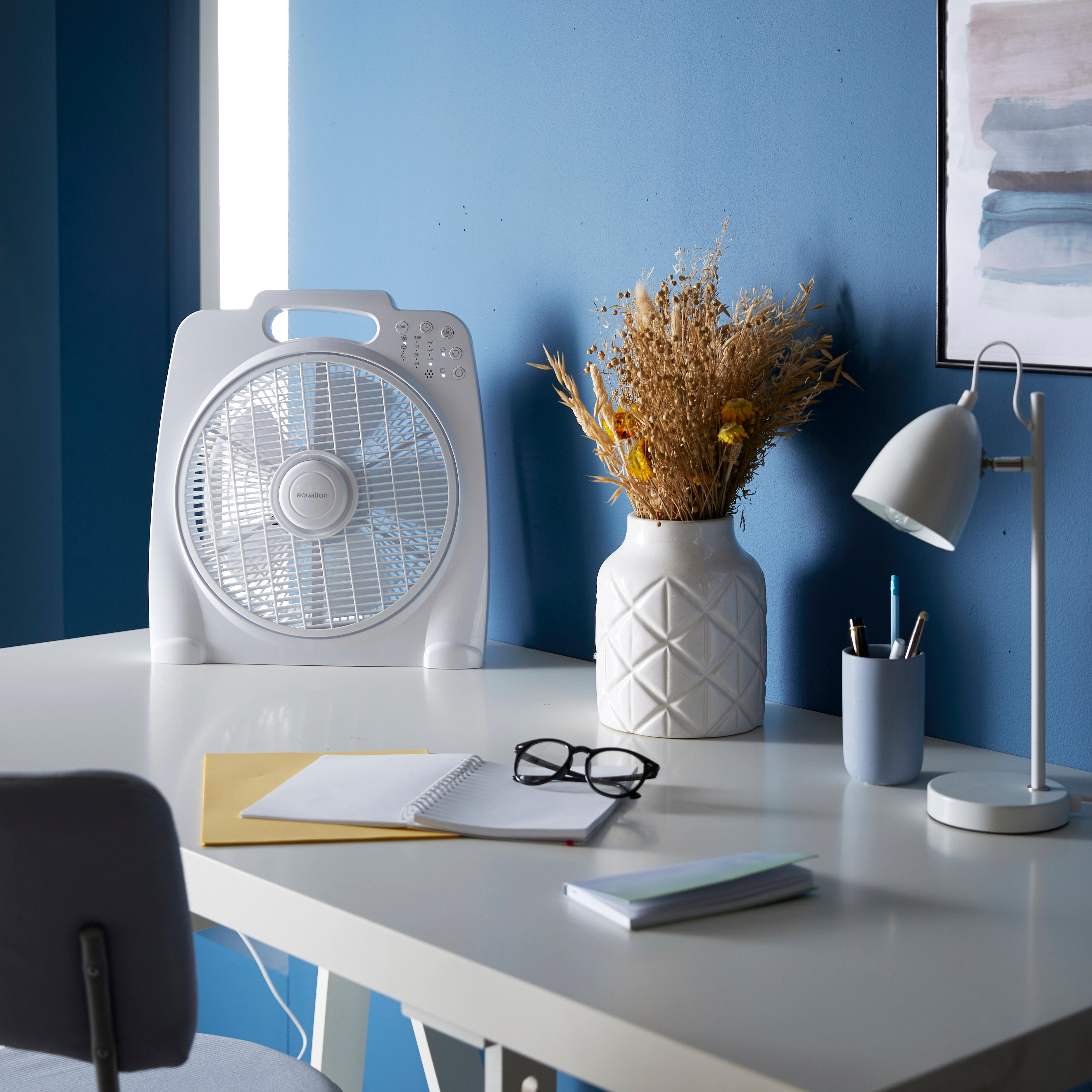 Ventoinha box fan Equation Sunburry 3 comando 3 velocidades 30cm 40W branco - 8