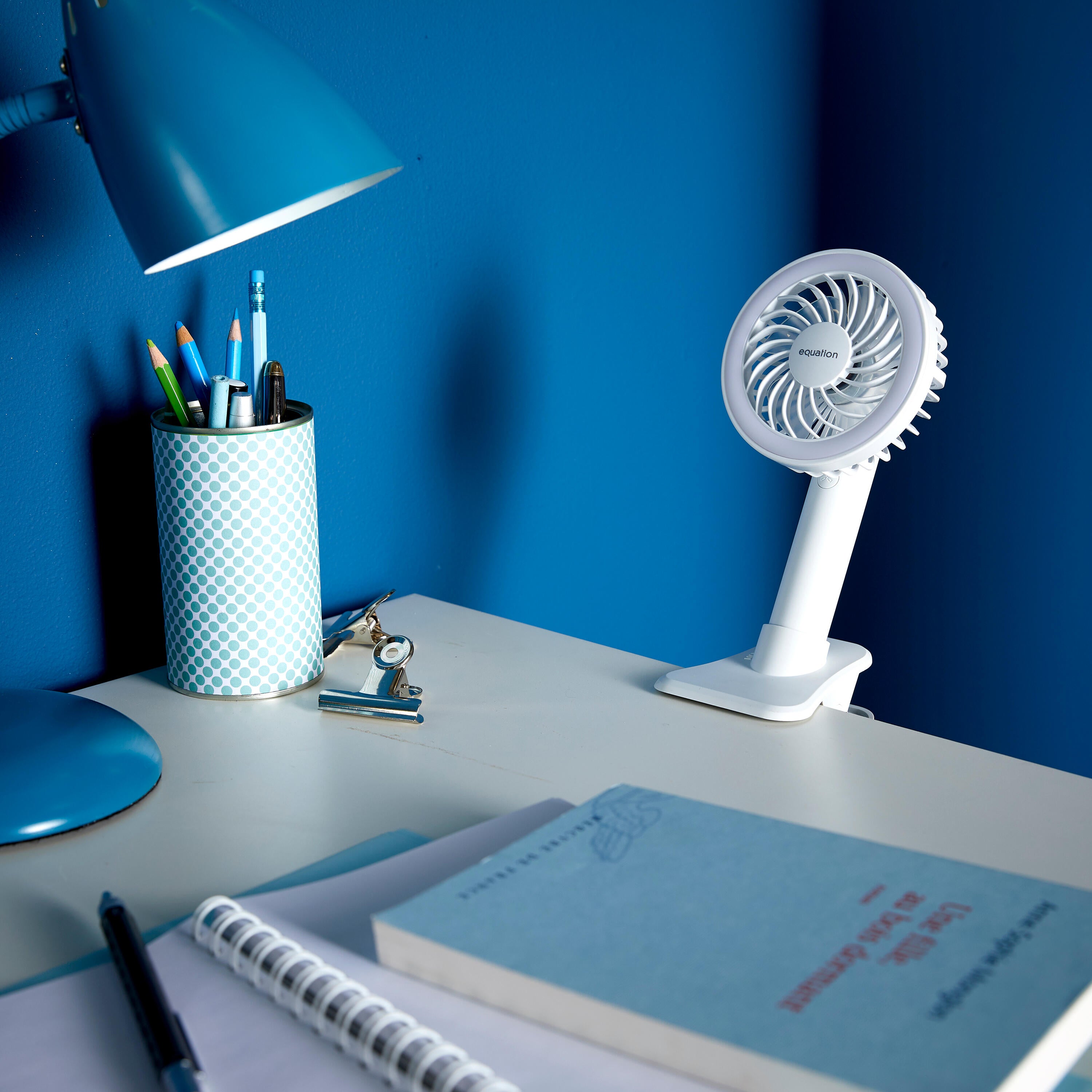 Mini ventilateur à main, EQUATION, Crab 5 W, D10.1 cm - 2