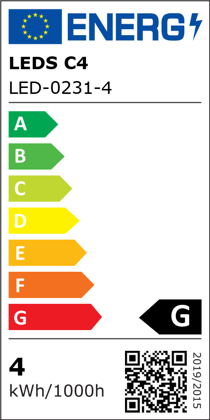 Flexo para escritorio sin cable táctil LED con control de la intensidad de la luz Joy FORLIGHT con estructura blanca CCT 3000K-6000K - 11