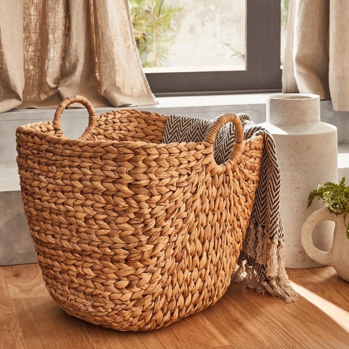 Panier à bûches design naturel Le Marquier