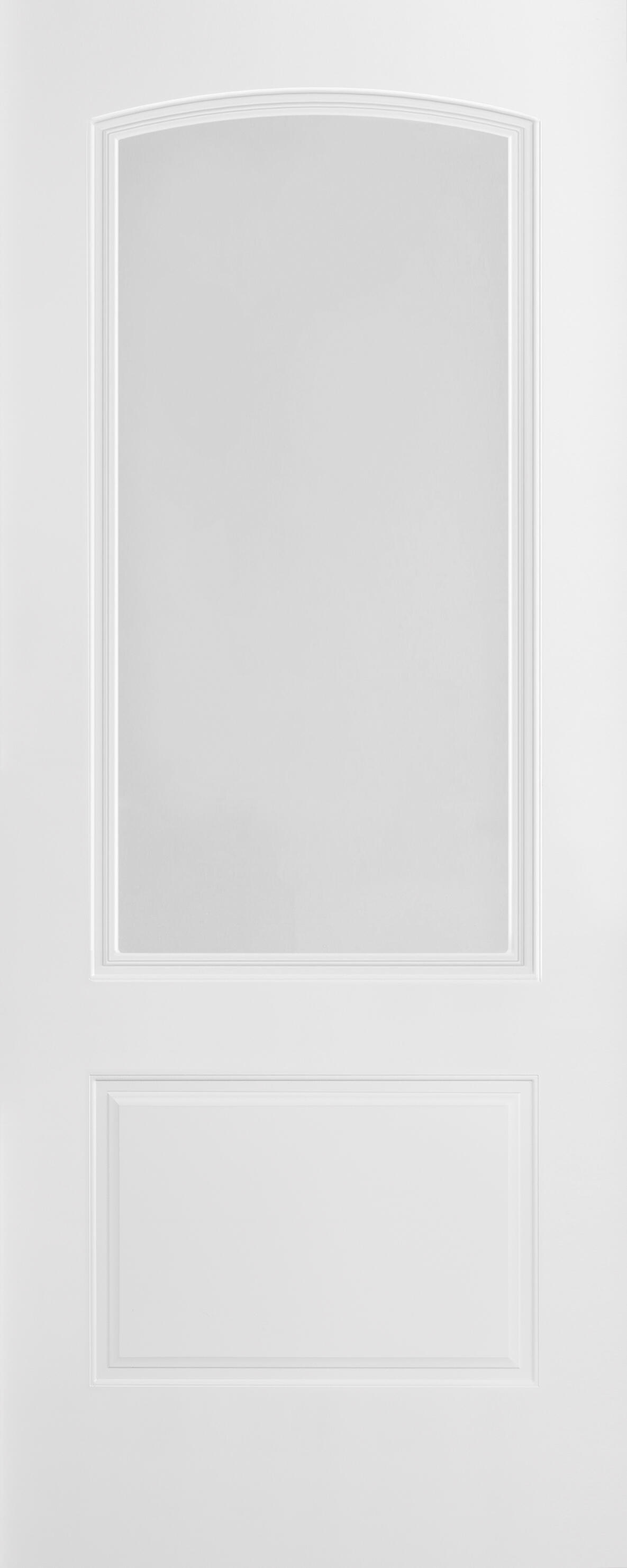 Puerta de interior corredera con cristal incluido maciza line plus berlin blanco acabado lacado anchura 72,5cm