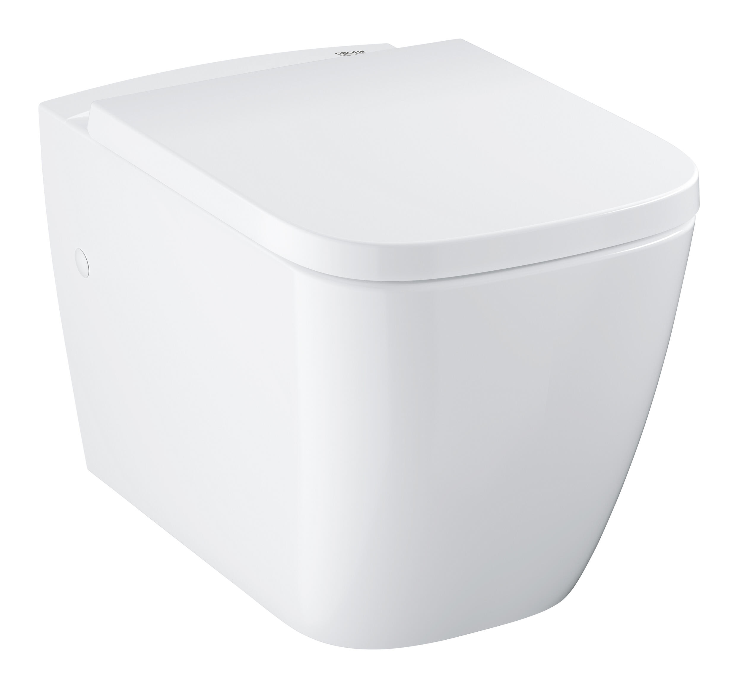 Sanita suspensa rimless com tampo branco Grohe Clova - 8