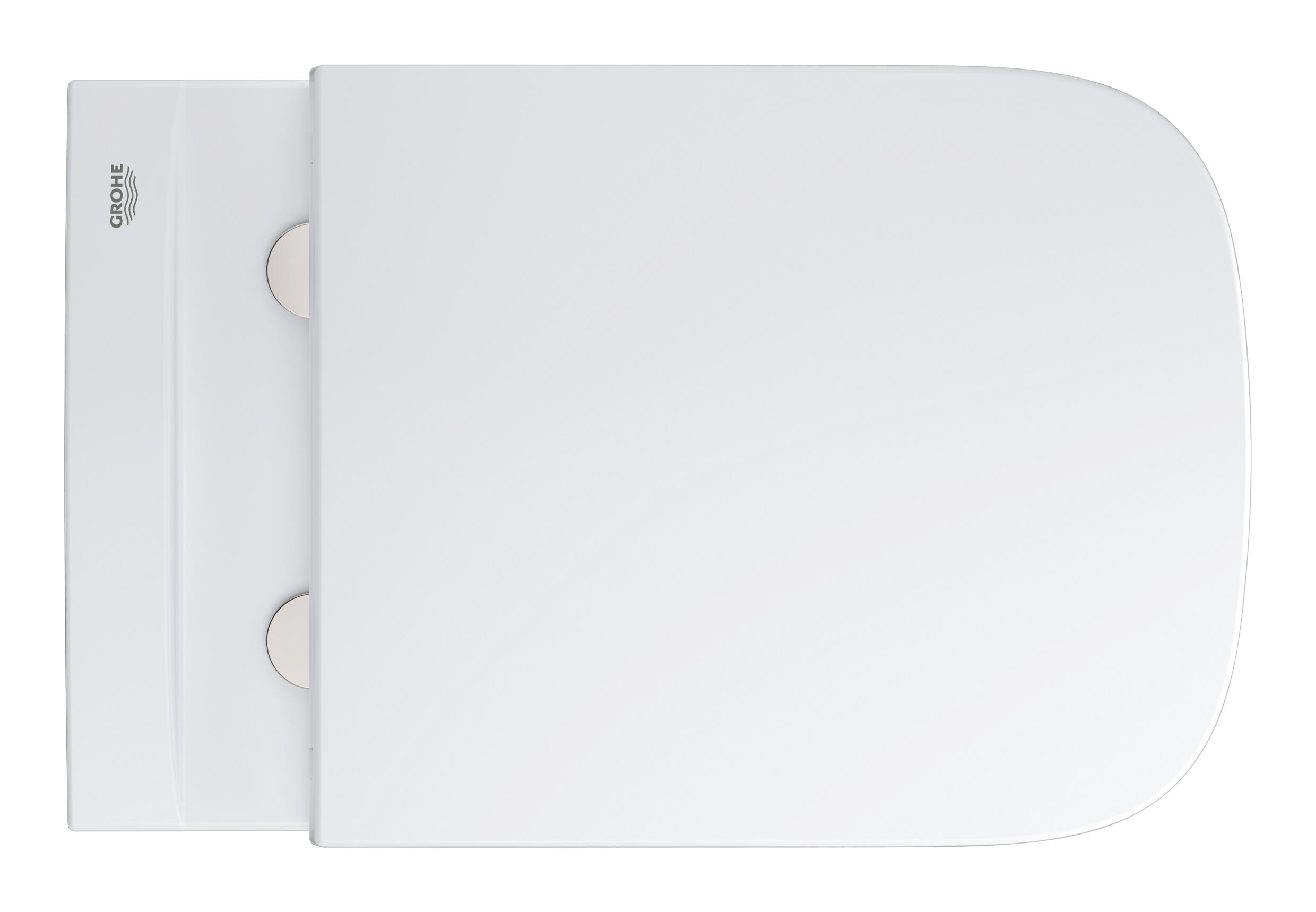 Sanita suspensa rimless com tampo branco Grohe Clova - 7