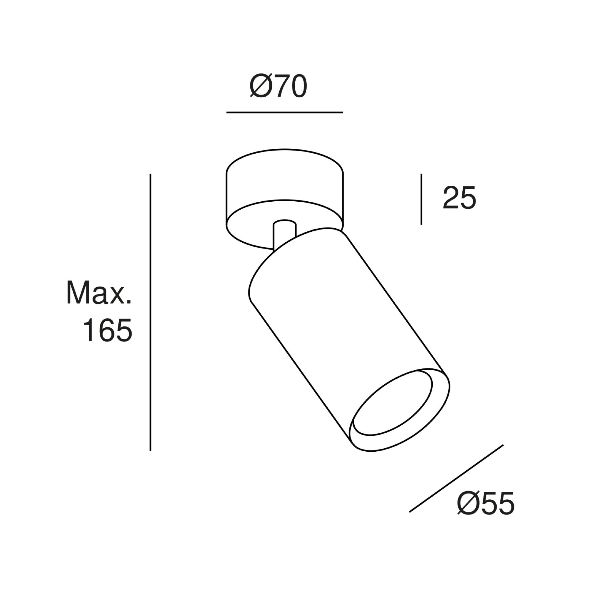 Foco decorativo com lâmpada Era GU10 282lm 1 luz escovado preto - 2