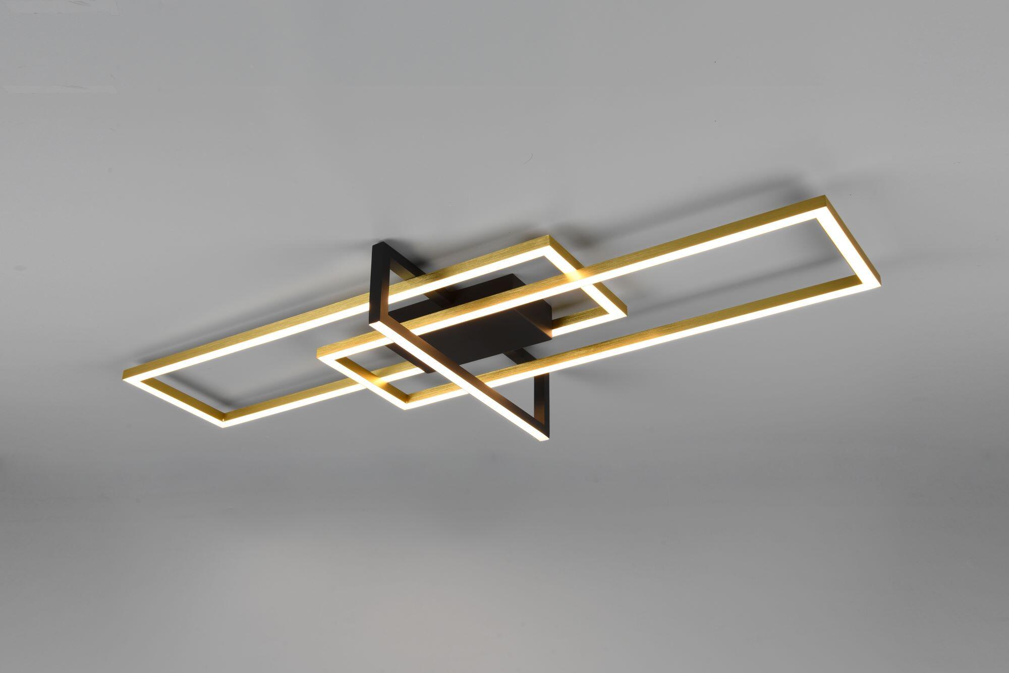Candeeiro de teto SALINAS LED 34W 3000K 3400LM PRETO - 8