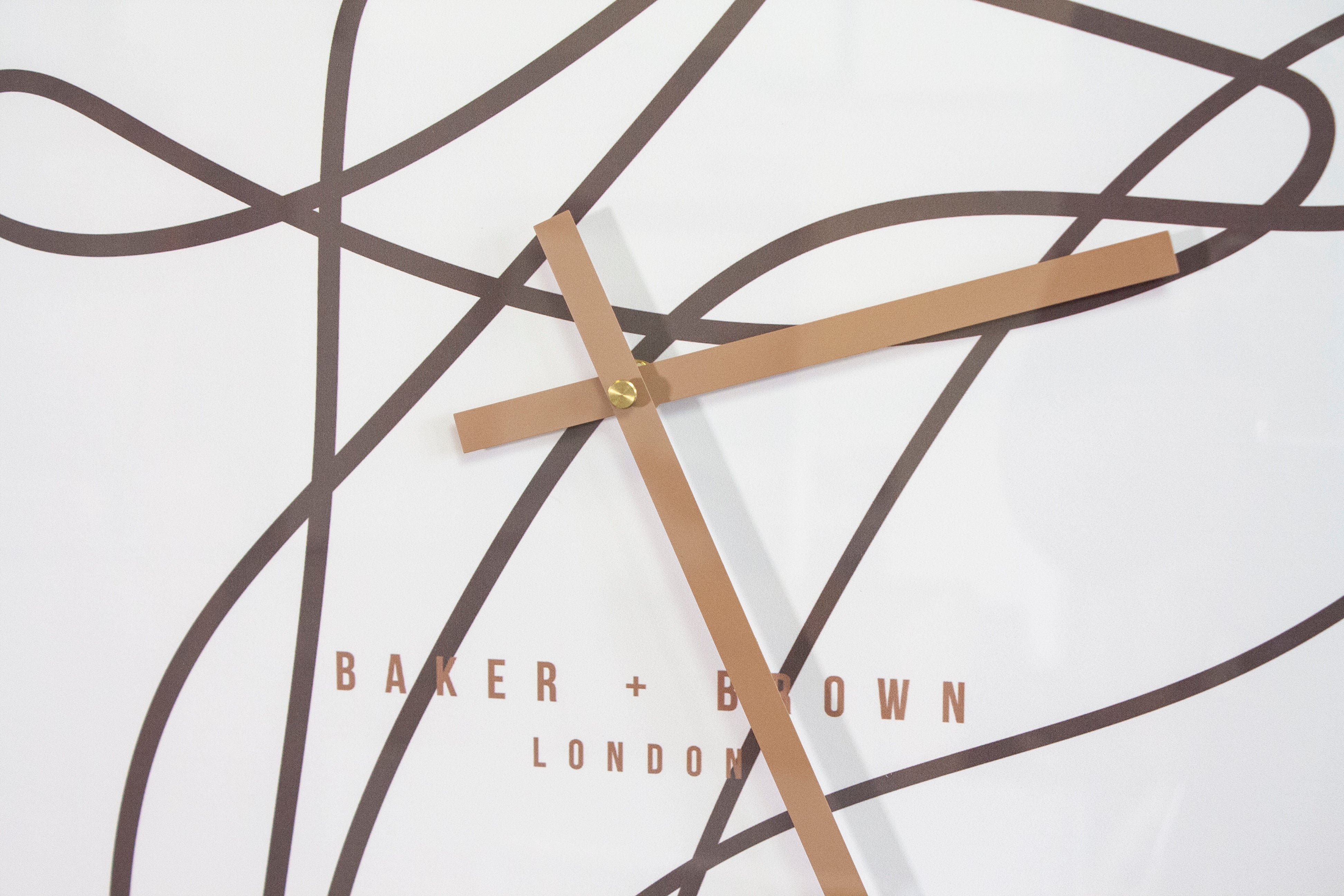 Relógio de parede d50 cm arty bege - 2