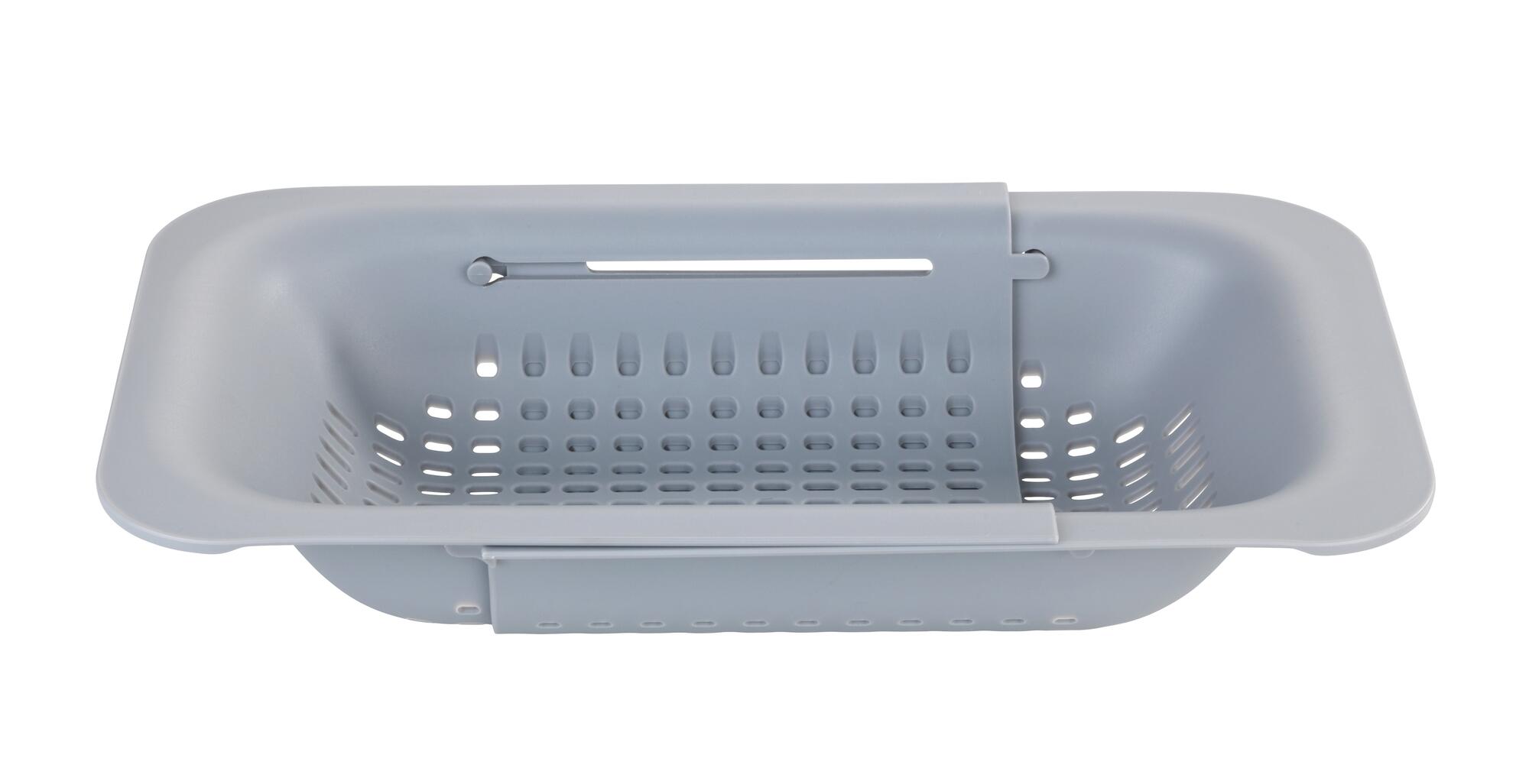 Escorredor extensível plástico cinza 36,5-50x20x7 cm Wenko - 10
