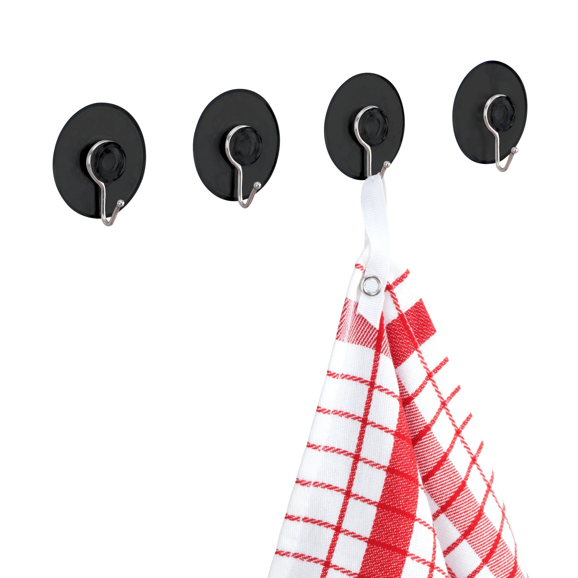 4 ganchos VENTOSA PRETO - 4