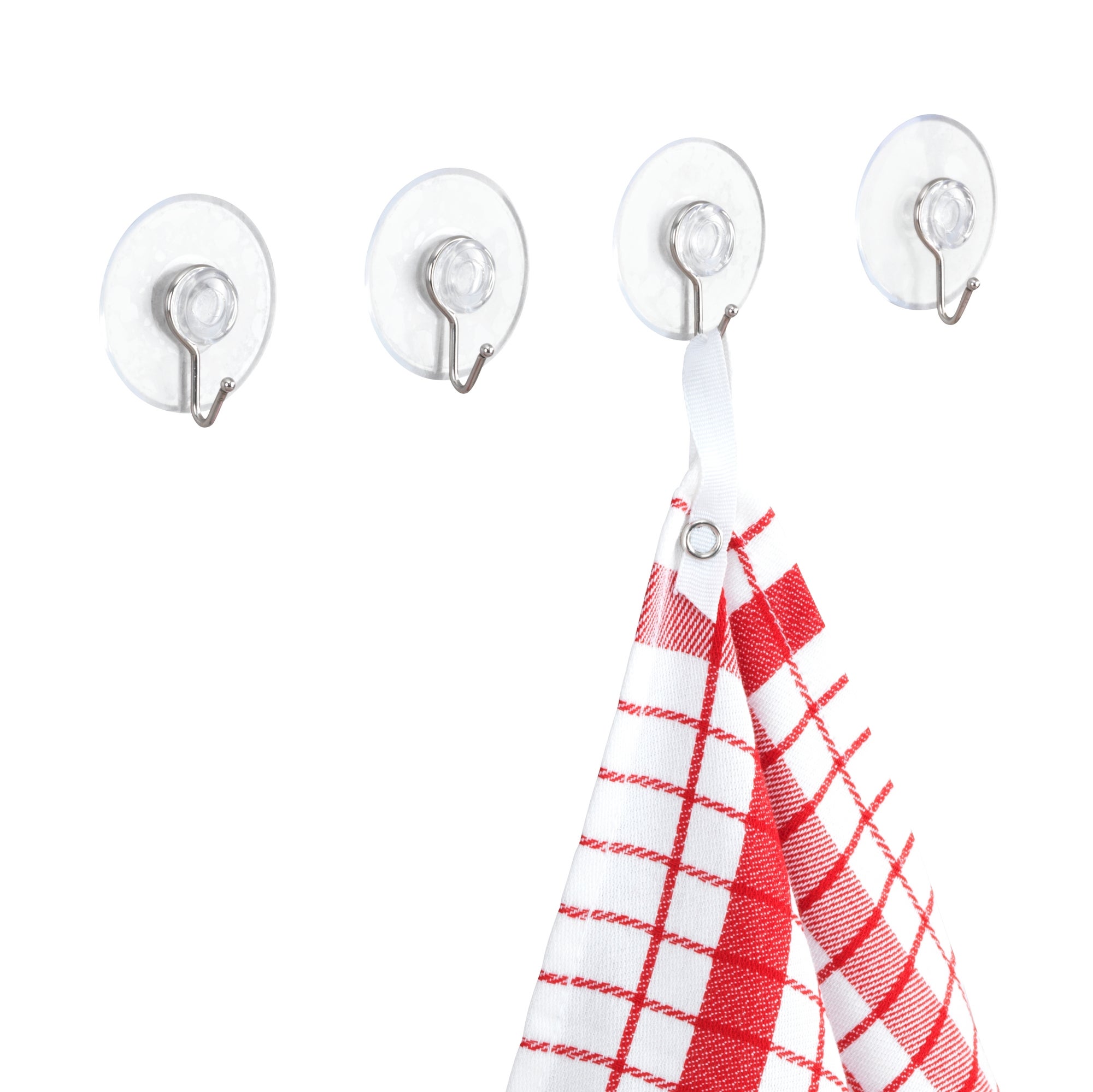 4 ganchos VENTOSA TRANSPARENTE - 2