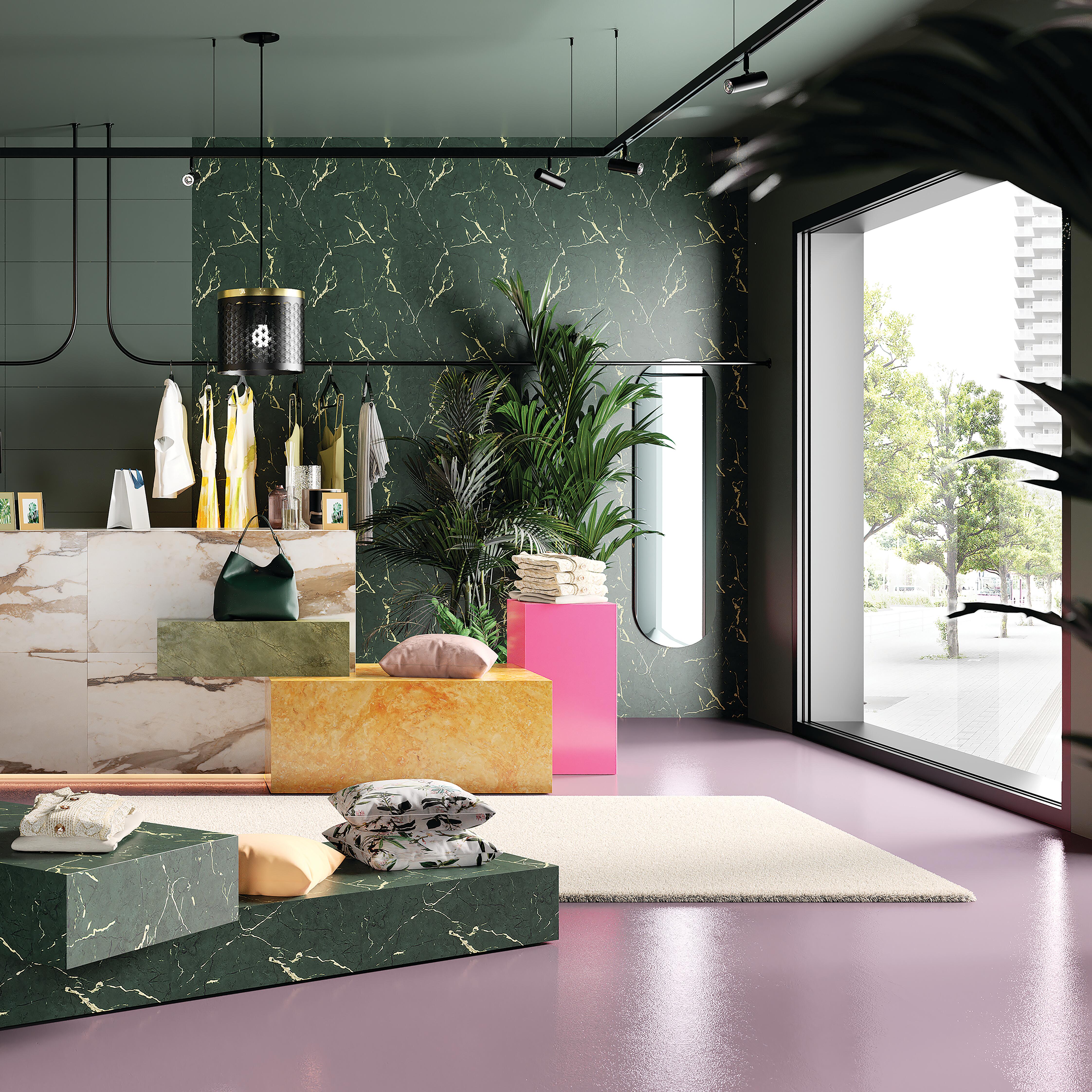 Cuscino LENILA havana 45 x 45 cm - 2