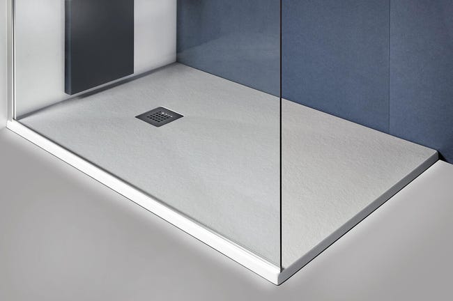 Piatto doccia 70x90 filo pavimento serie Agorà bianco effetto pietra Piatto doccia 70x90 filo pavimento serie Agorà bianco effetto pietra