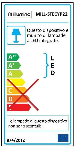 Plafoniera LED Stecy Ø 22.5 cm bianco IP20 bianco naturale - 2