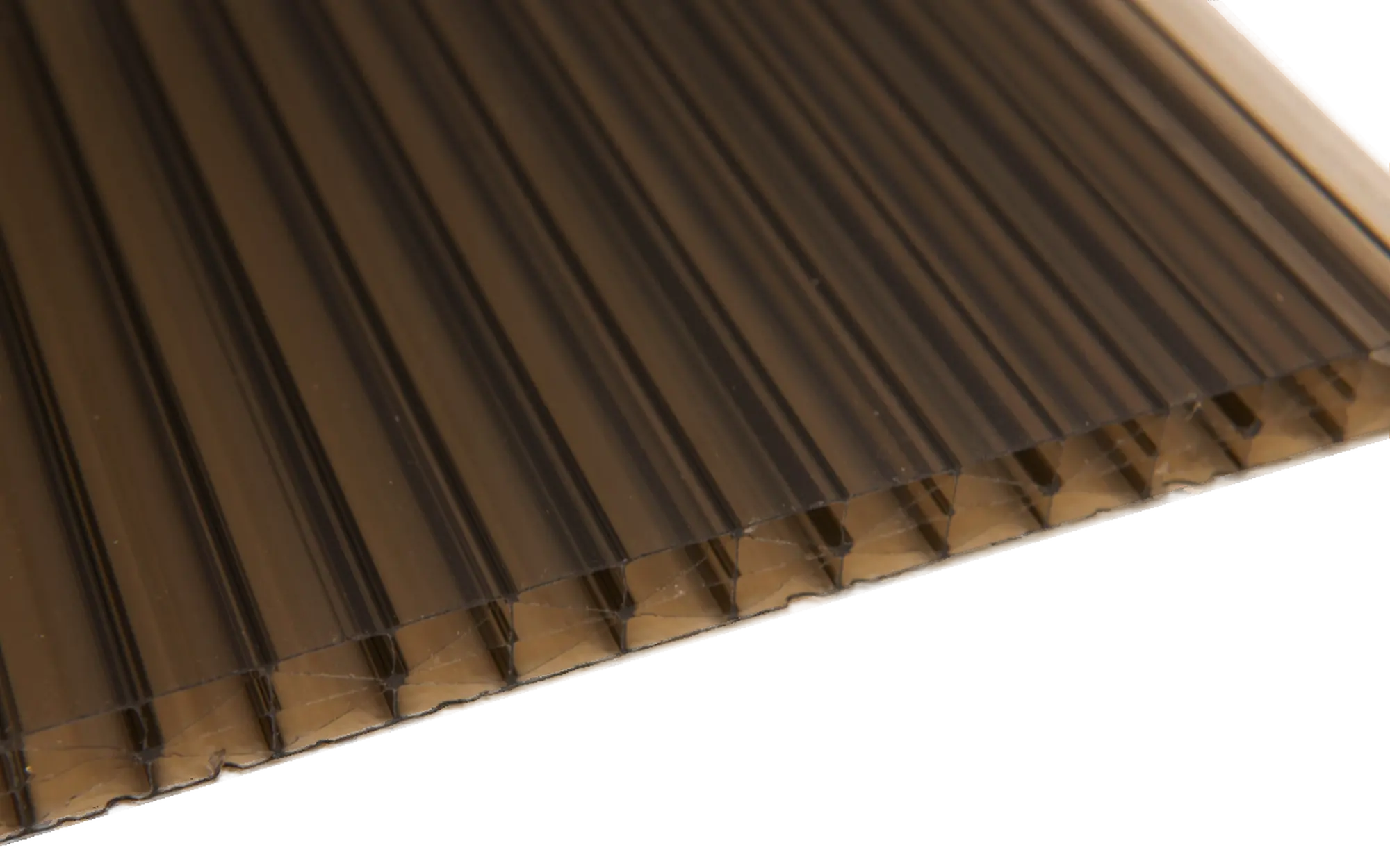 Płyta komorowa poliwęglanowa brązowa 16 mm 200x105 cm Polyxo