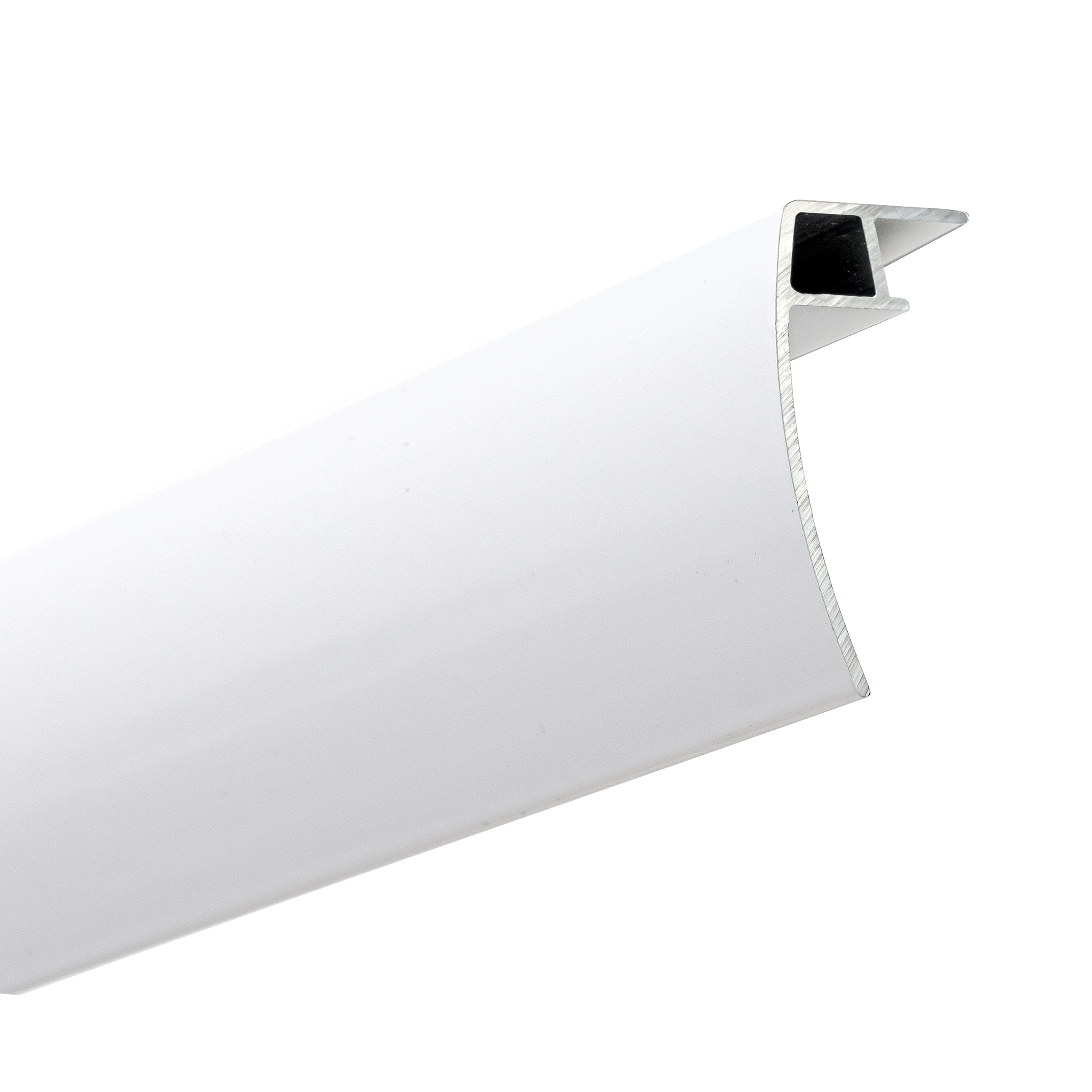 Osłona szyny sufitowej aluminiowej 200 cm biała 50 mm Kowalski